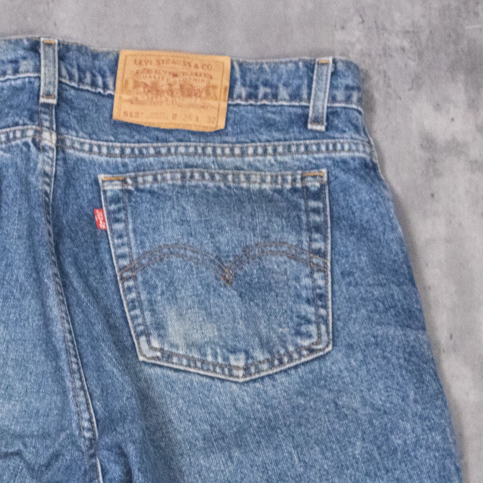Levi's Vintage Clothing Vintage 1990s Levis 512 Midwash Baggy Relax Fit Denim Pants Size US 34 / EU 50 - 17 Thumbnail