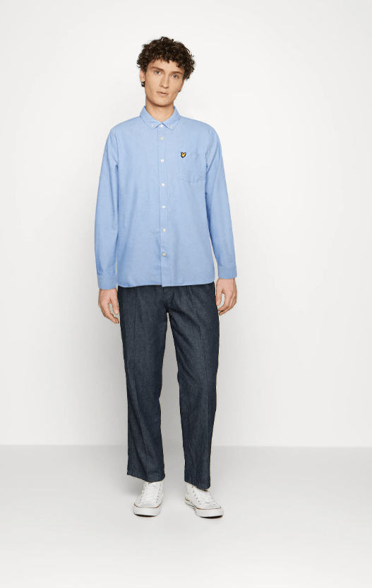 Lyle & Scott LYLE & SCOTT REGULAR FIT WEIGHT OXFORD SHIRT RIVIERA - M Size US M / EU 48-50 / 2 - 2 Thumbnail