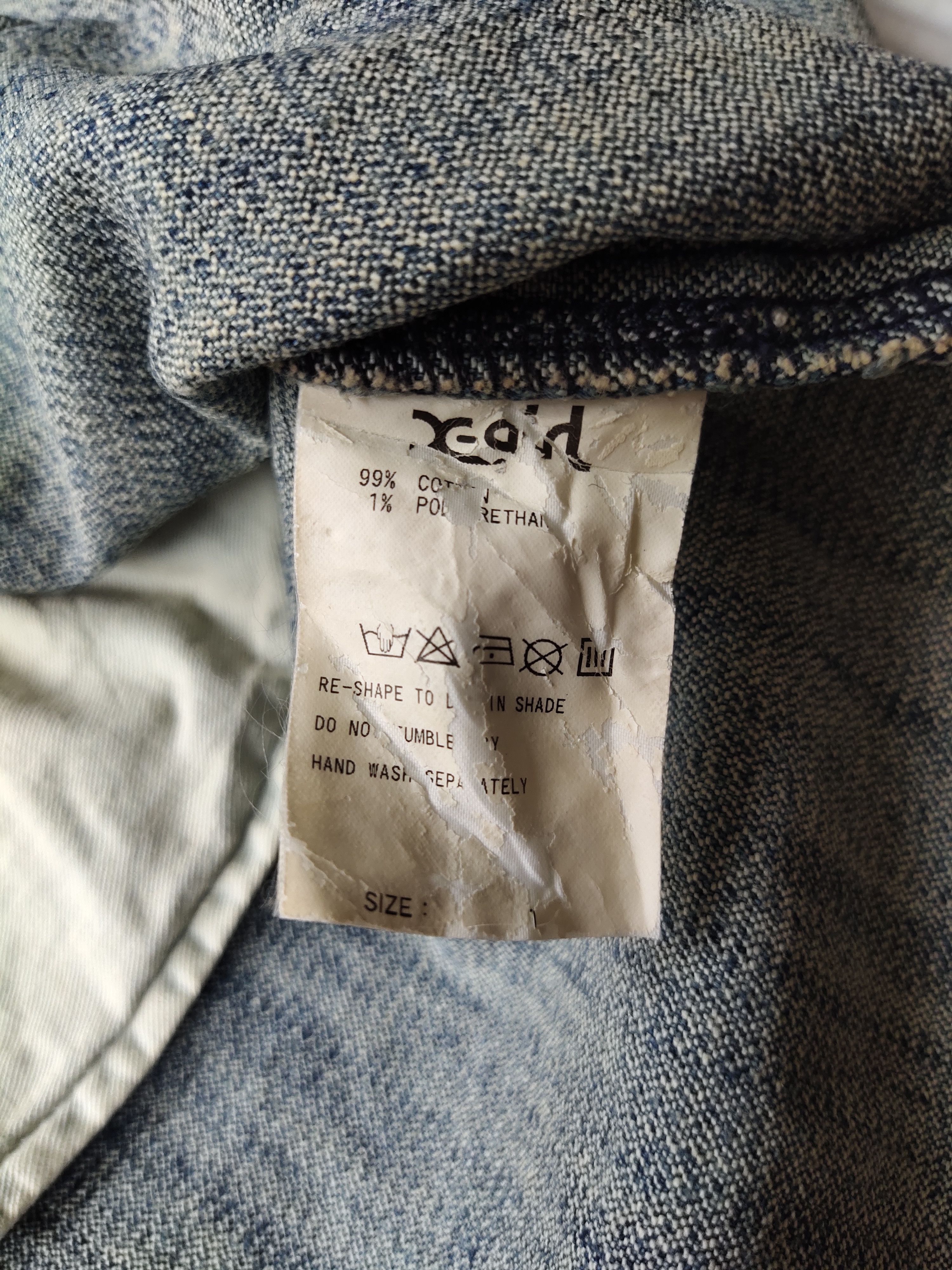 Japanese Brand × X-Girl (D34) X-Girl Japan Stretch Denim Short Dress 3/4 Sleeve Sz 1 Size S / US 4 / IT 40 - 12 Thumbnail