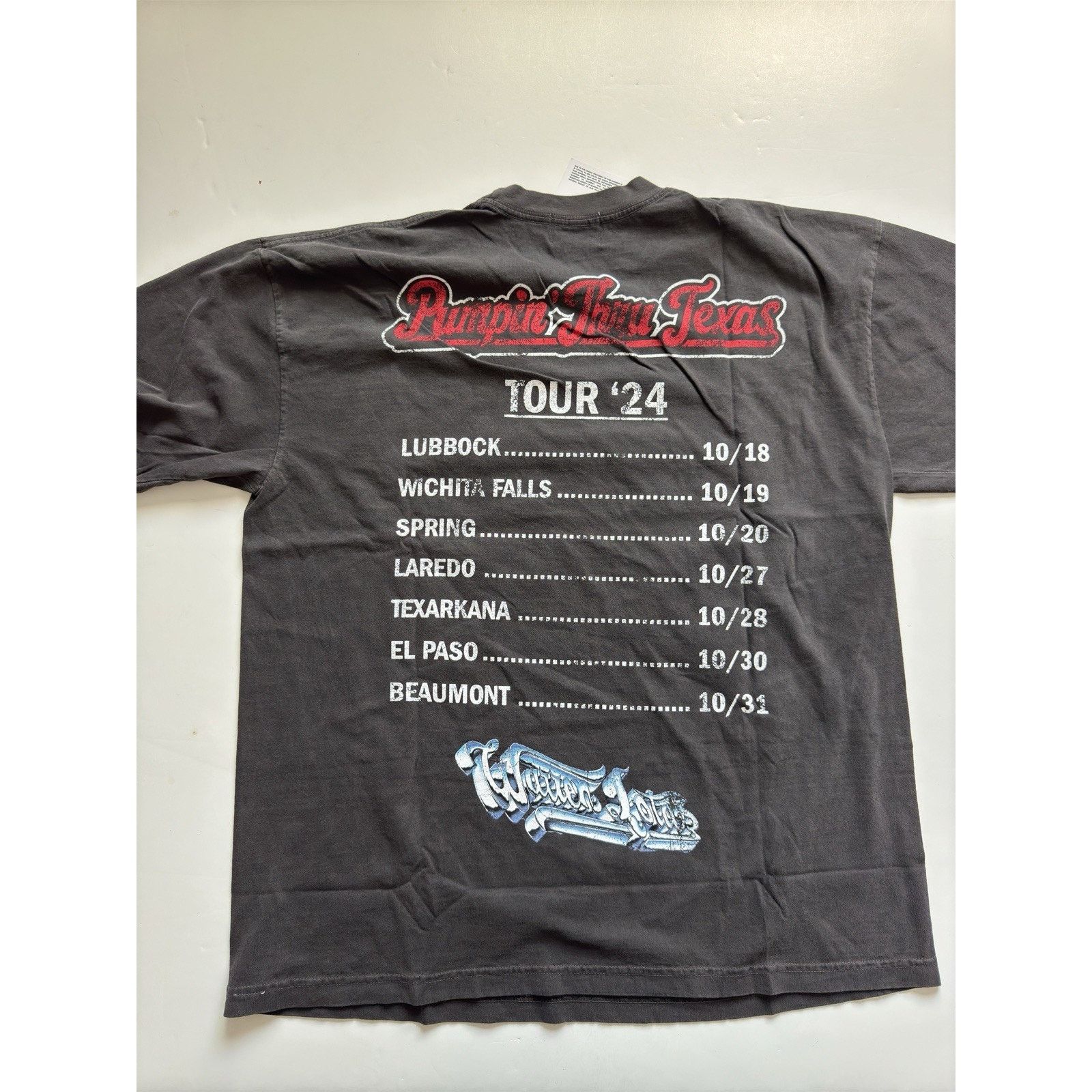 Warren Lotas WARREN LOTAS Pumpin Thru Texas T-shirt XL Black washed Size US XL / EU 56 / 4 - 2 Thumbnail