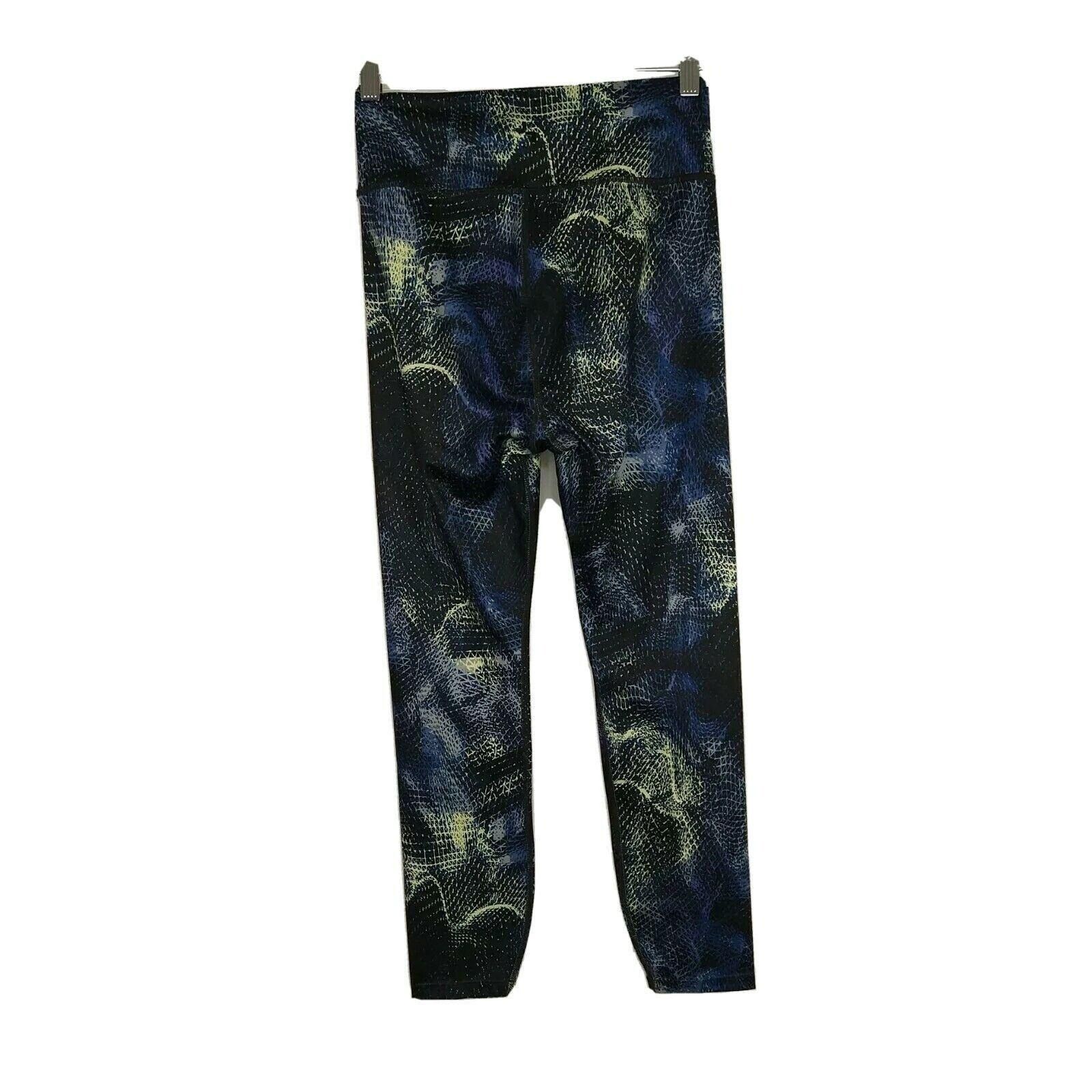 Other Joy Lab Leggings Ankle Pants Women Size S Blue Neon Yoga Size 23" - 3 Thumbnail