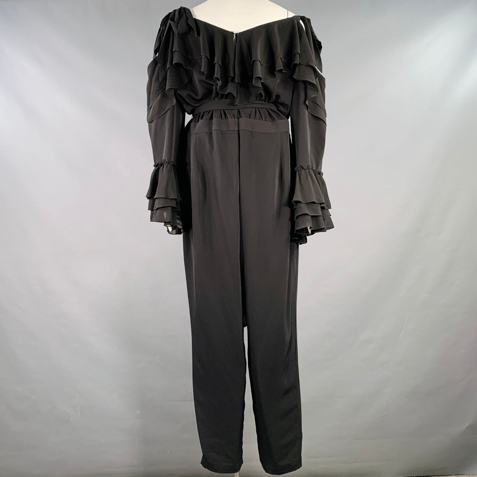 Rodarte RODARTE x UNIVERSAL STANDARD Black Polyester Ruffled Size 42" / US 20 - 2 Thumbnail