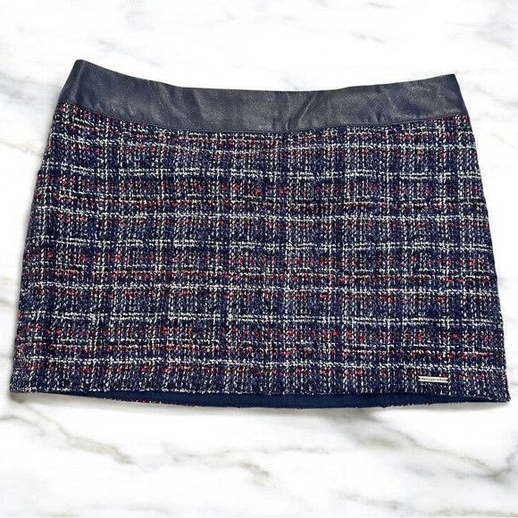 Abercrombie & Fitch Abercrombie & Fitch Wool Blend Metallic Tweed Micro Mini Ski Size 32" / US 10 / IT 46 - 1 Thumbnail