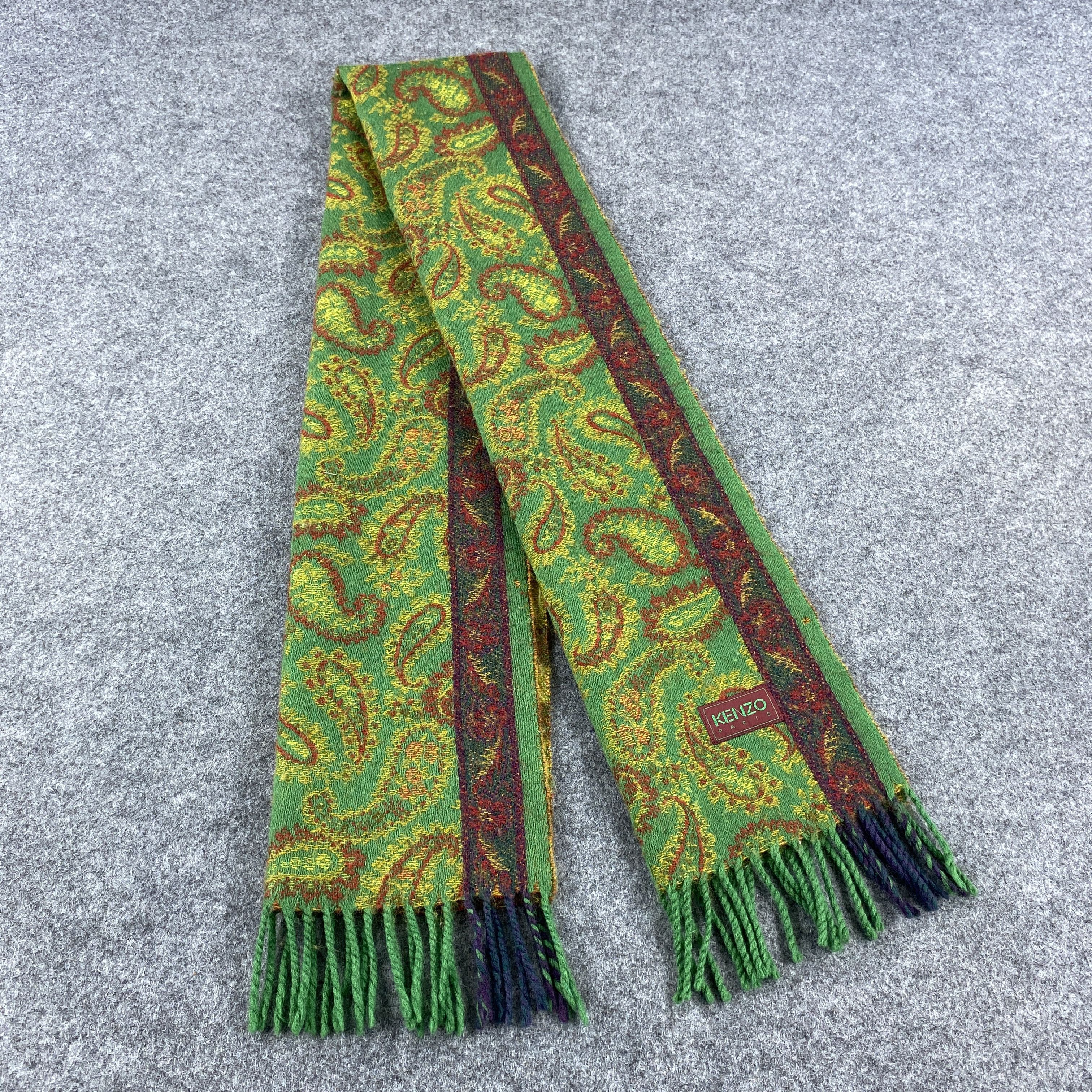 Kenzo × Vintage GF10382 Kenzo Scarf Neck Wear Muffler Size ONE SIZE - 1 Thumbnail