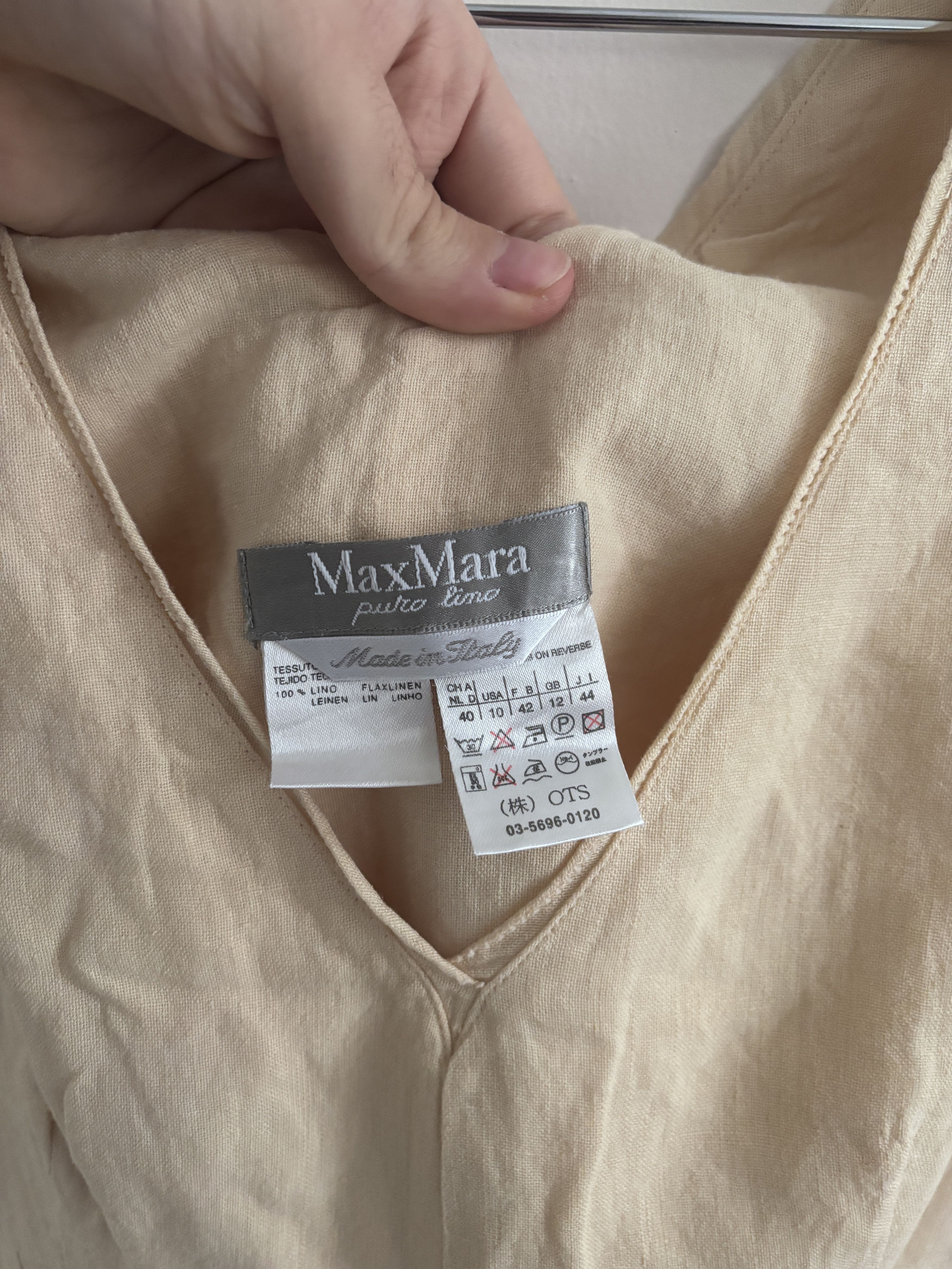 Max Mara Max Mara Linen Dress Size M / US 6-8 / IT 42-44 - 4 Thumbnail