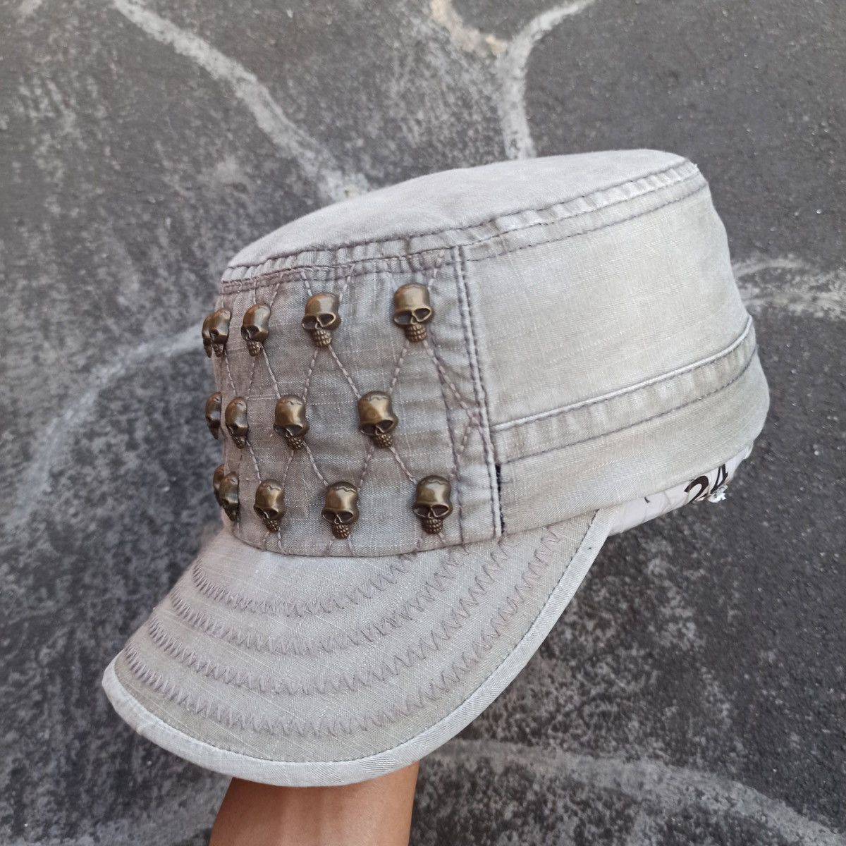Unsound Rags SICK.. skull iron cadet hat Size ONE SIZE - 5 Thumbnail