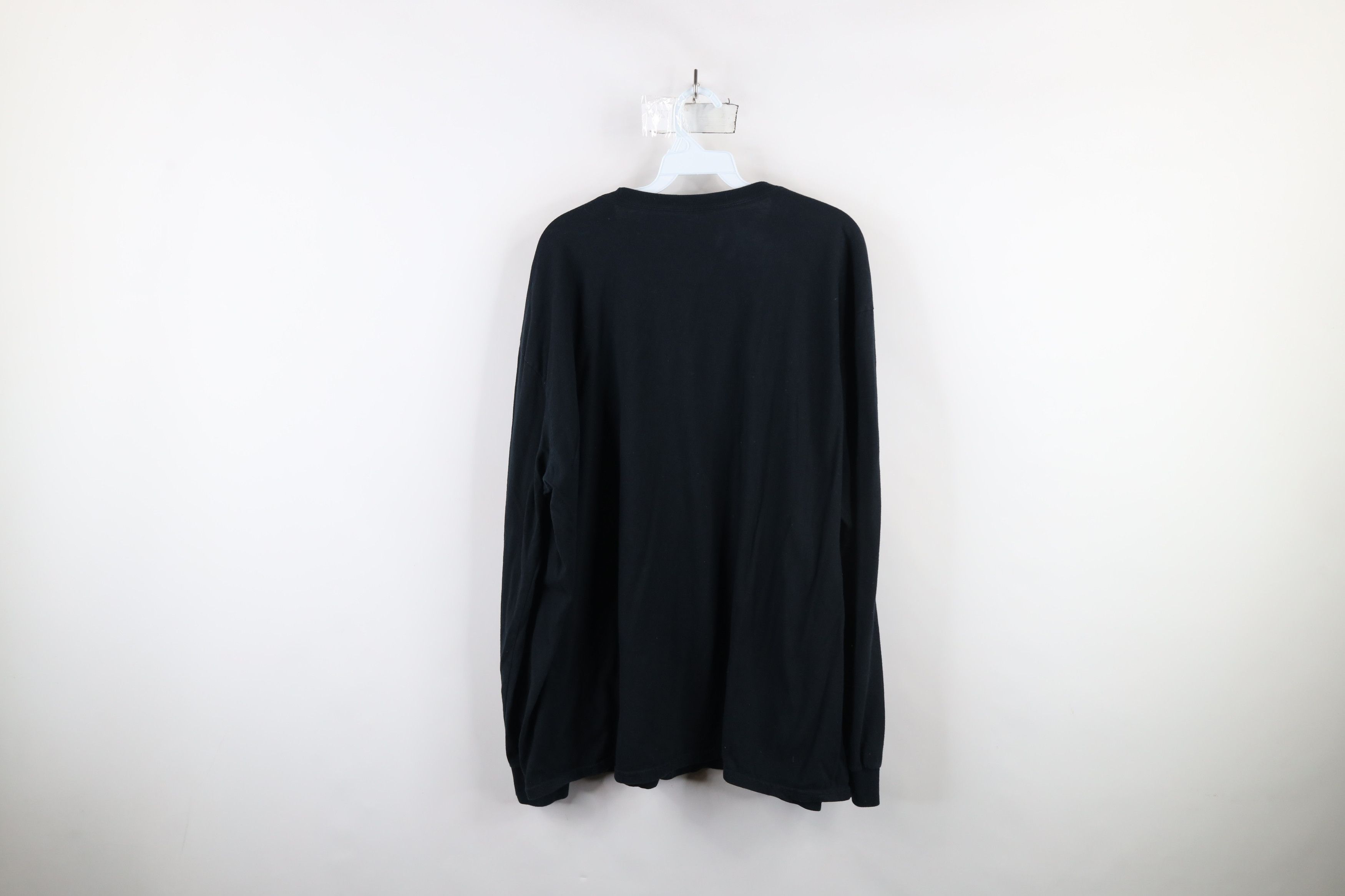 Vintage Vintage 90s Mercedes Benz Spell Long Sleeve T-Shirt Black Size US XXL / EU 58 / 5 - 9 Thumbnail