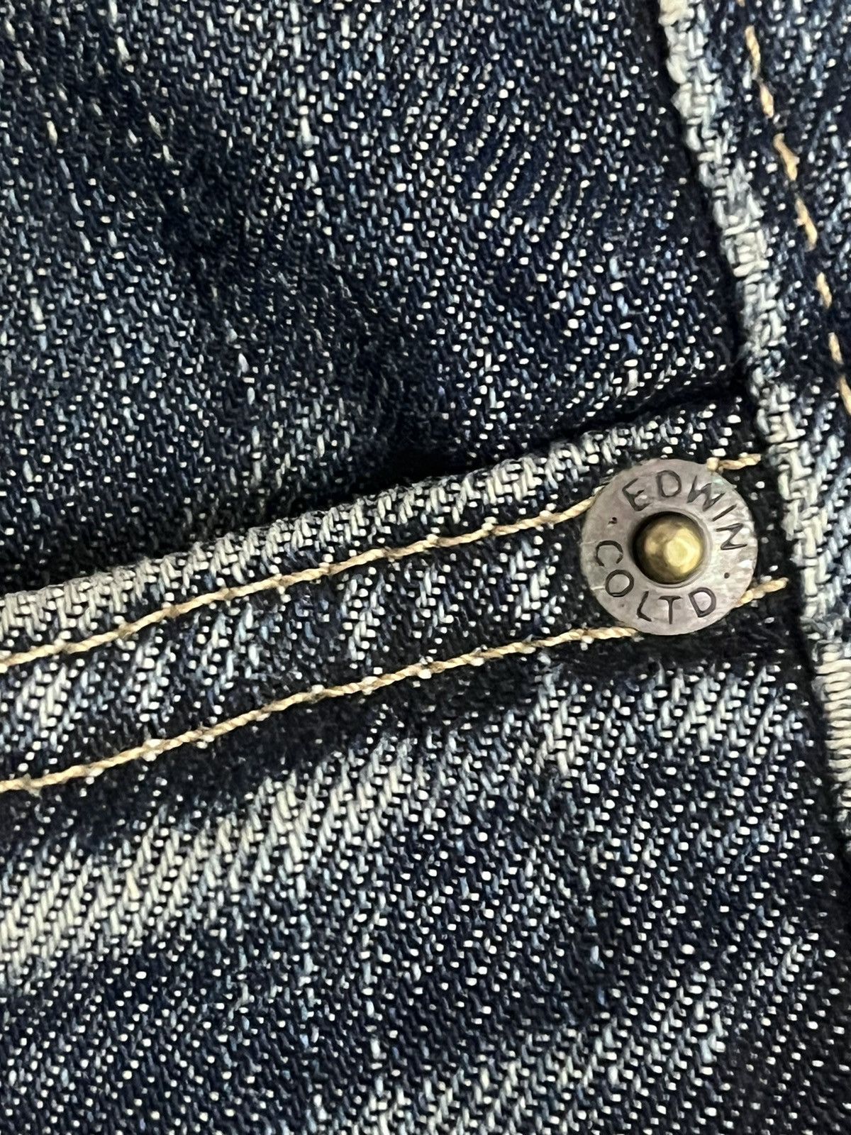 Edwin Vintage Edwin 503 Distress Style Denim Size US 34 / EU 50 - 7 Thumbnail