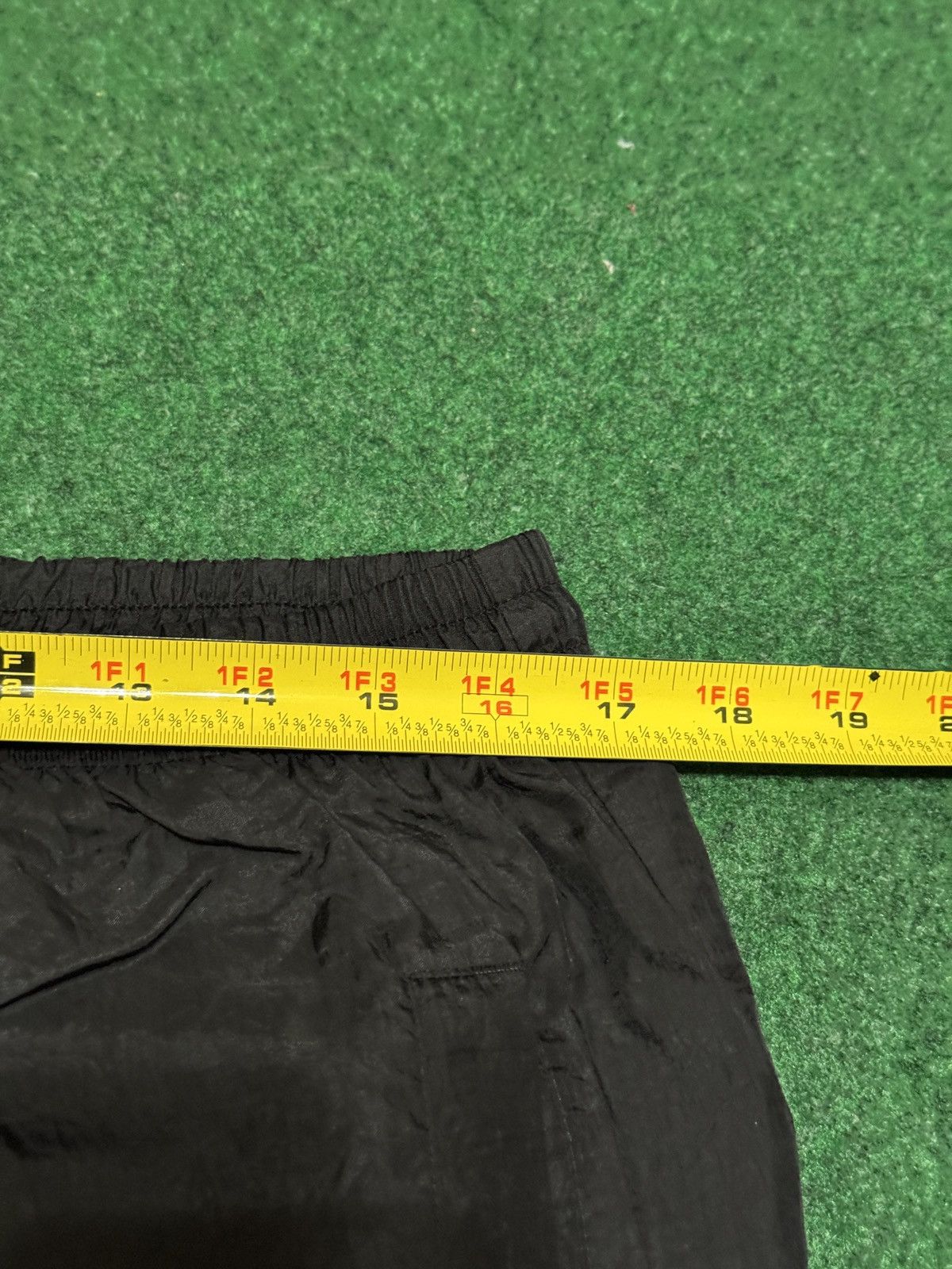 Russell Athletic Vintage 90s Russell Athletic Baggy Black Swishy Lrg Pants Size US 34 / EU 50 - 5 Thumbnail