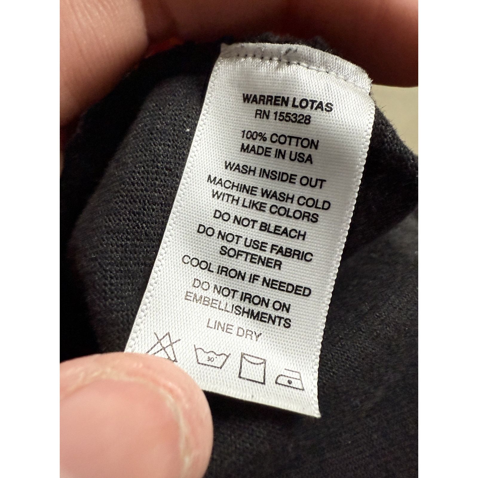 Warren Lotas Warren Lotas EE Tee Black Used XL Size US XL / EU 56 / 4 - 3 Thumbnail