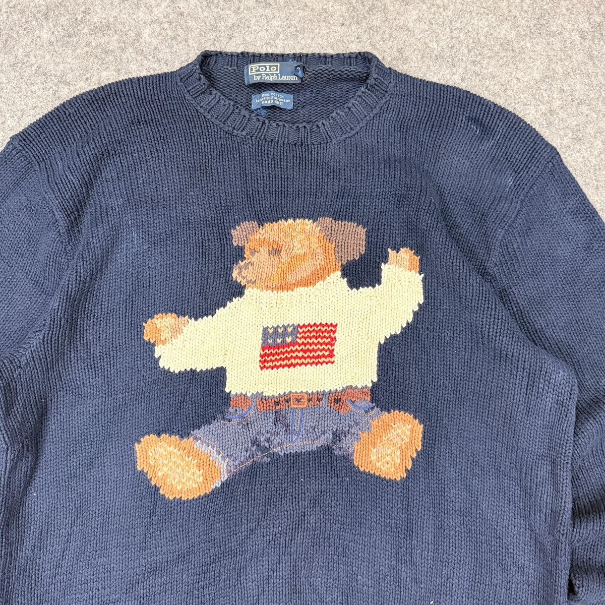 Polo Ralph Lauren Vintage polo ralph lauren bear 🐻 knitwear sweater Size US L / EU 52-54 / 3 - 2 Thumbnail