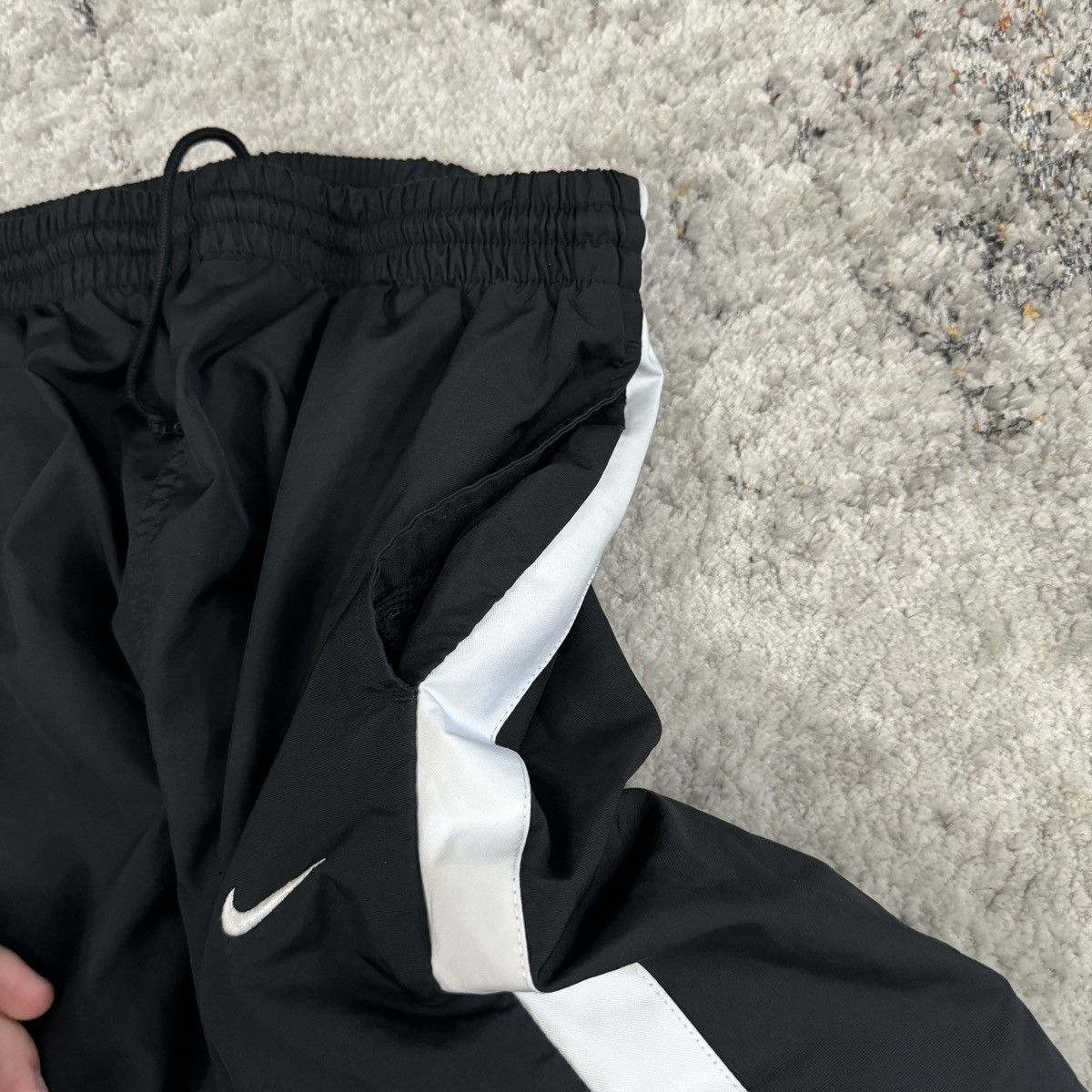 Nike × Vintage Vintage y2k Nike essential baggy striped sweatpants Size US 30 / EU 46 - 3 Thumbnail