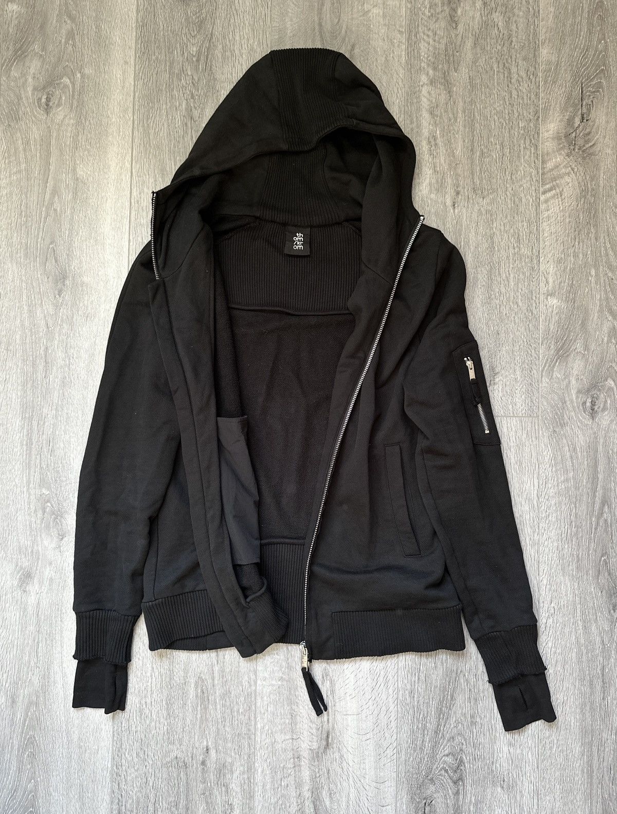 Thom Krom Thom Krom MA-1 Zip Up Hoodie Size US L / EU 52-54 / 3 - 1 Thumbnail