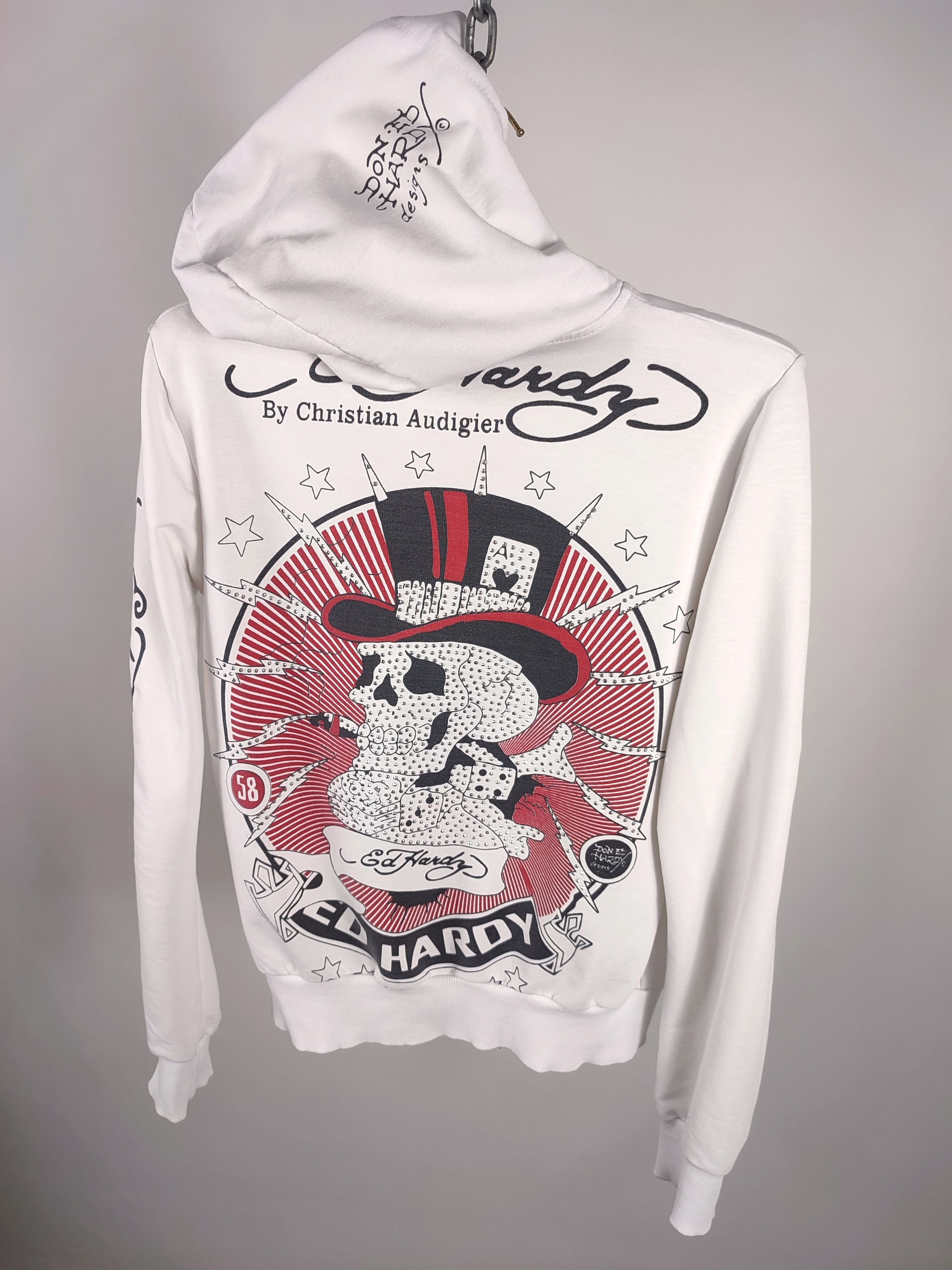 Christian Audigier Ed hardy white hoodie Size S / US 4 / IT 40 - 10 Thumbnail