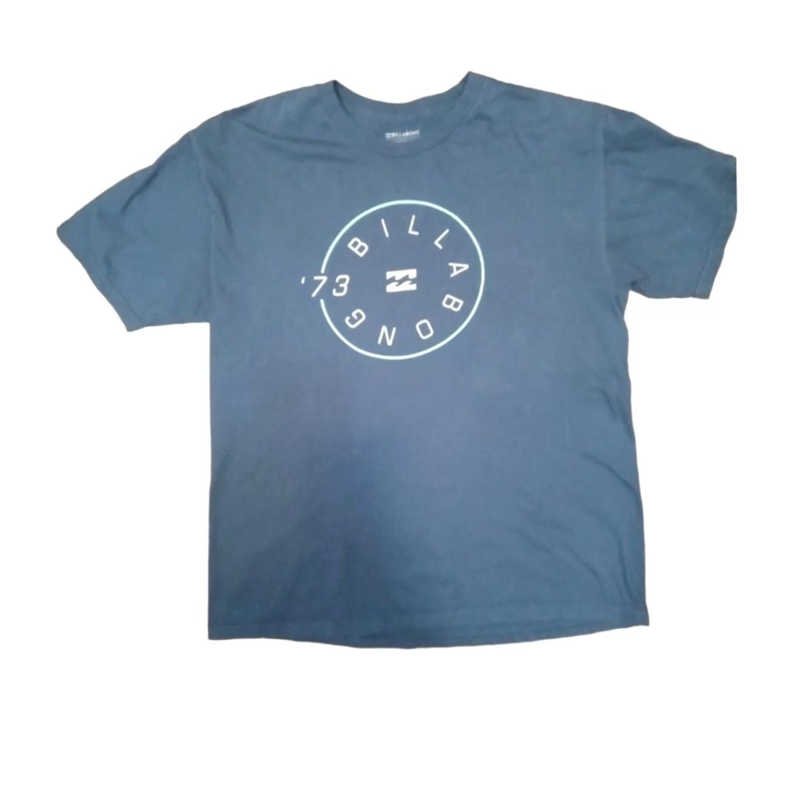 Billabong Billabong T-Shirt Mens Short Sleeve Tee L Blue Regular Shirt Size US 33 - 4 Thumbnail
