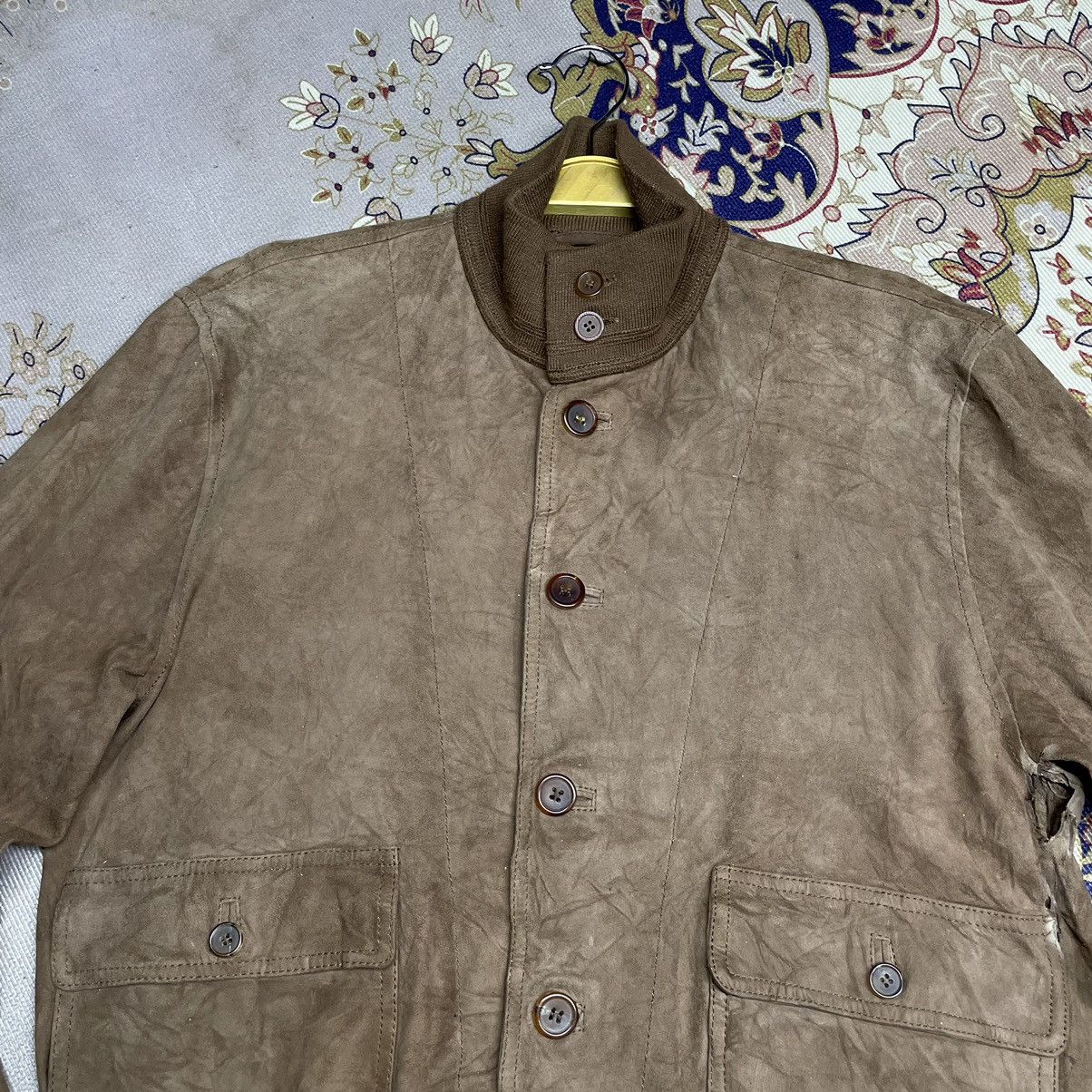 Valstar Valstar Valstarino Suede Leather Bomber Jackat Size US M / EU 48-50 / 2 - 5 Thumbnail