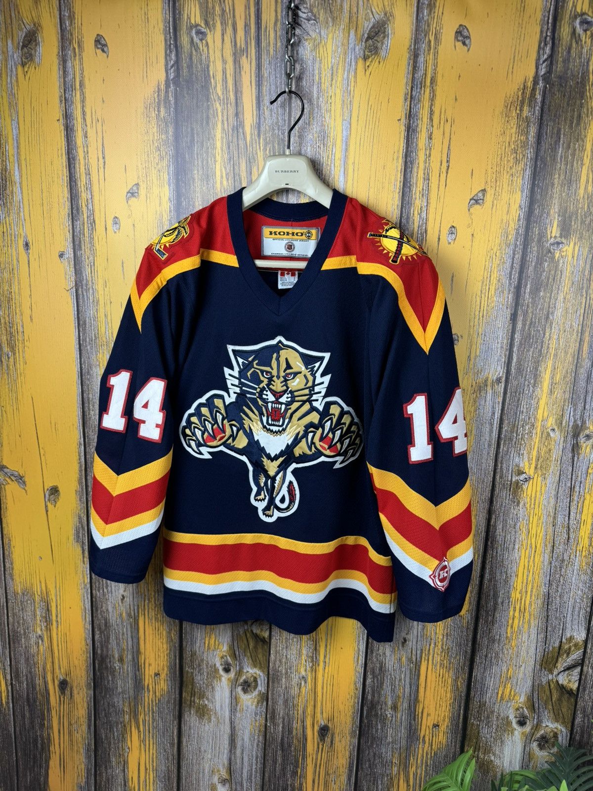 Koho KONO Florida Panthers Broken Stick #14 Hockey T-shirt Size US M / EU 48-50 / 2 - 7 Thumbnail