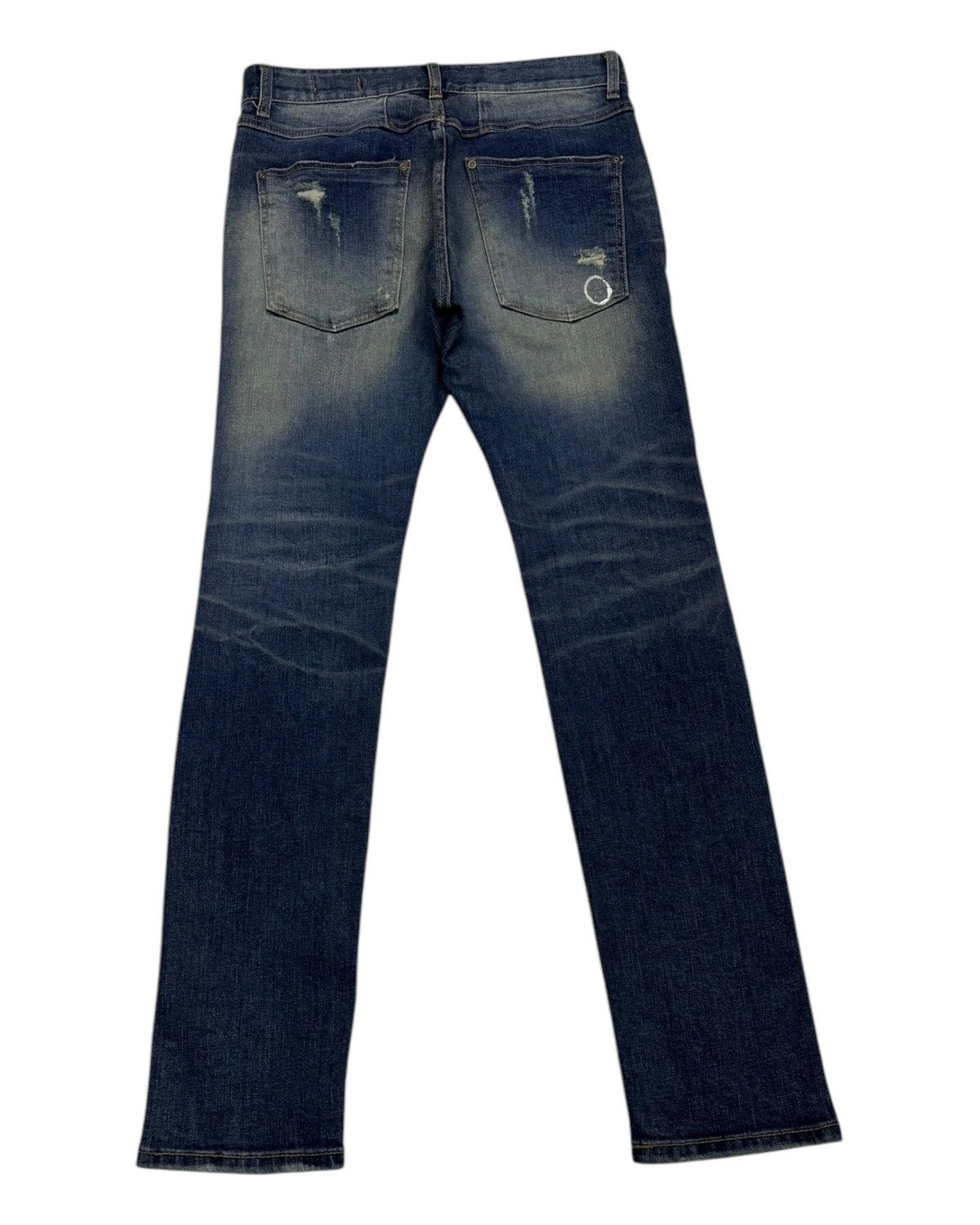 If Six Was Nine × Japanese Brand Slim Skinny Fit Slacks By Face Time Jeans Distressed Jeans Size US 30 / EU 46 - 2 Thumbnail