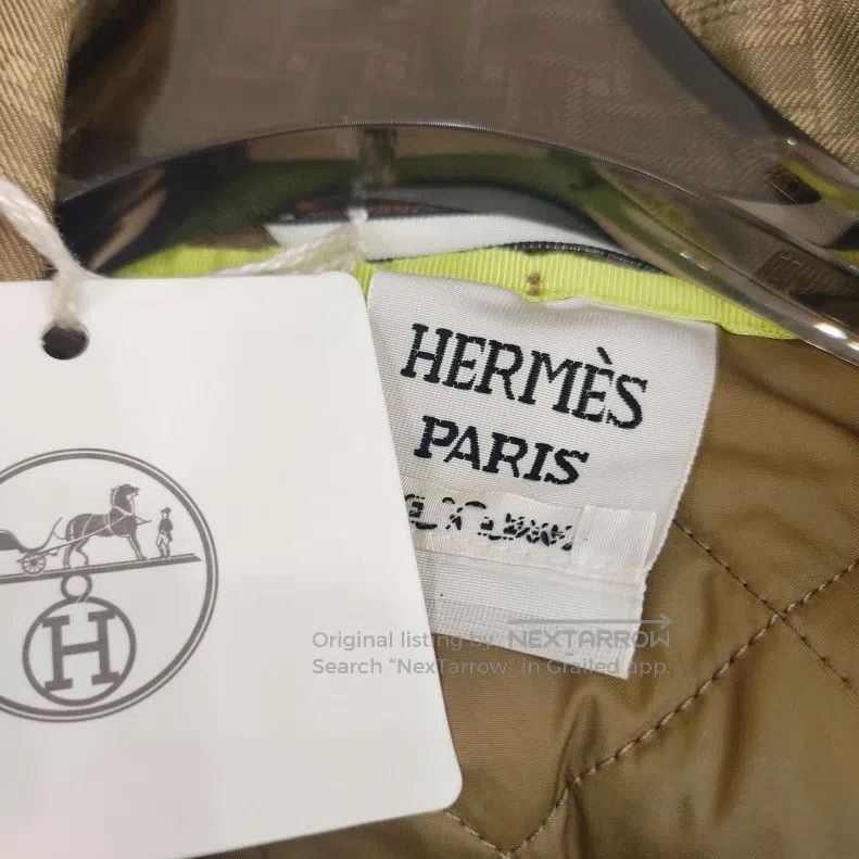 Hermes Hermes Caramel and Fluorescent Green Detachable Two-Piece Size XS / US 0-2 / IT 36-38 - 3 Thumbnail