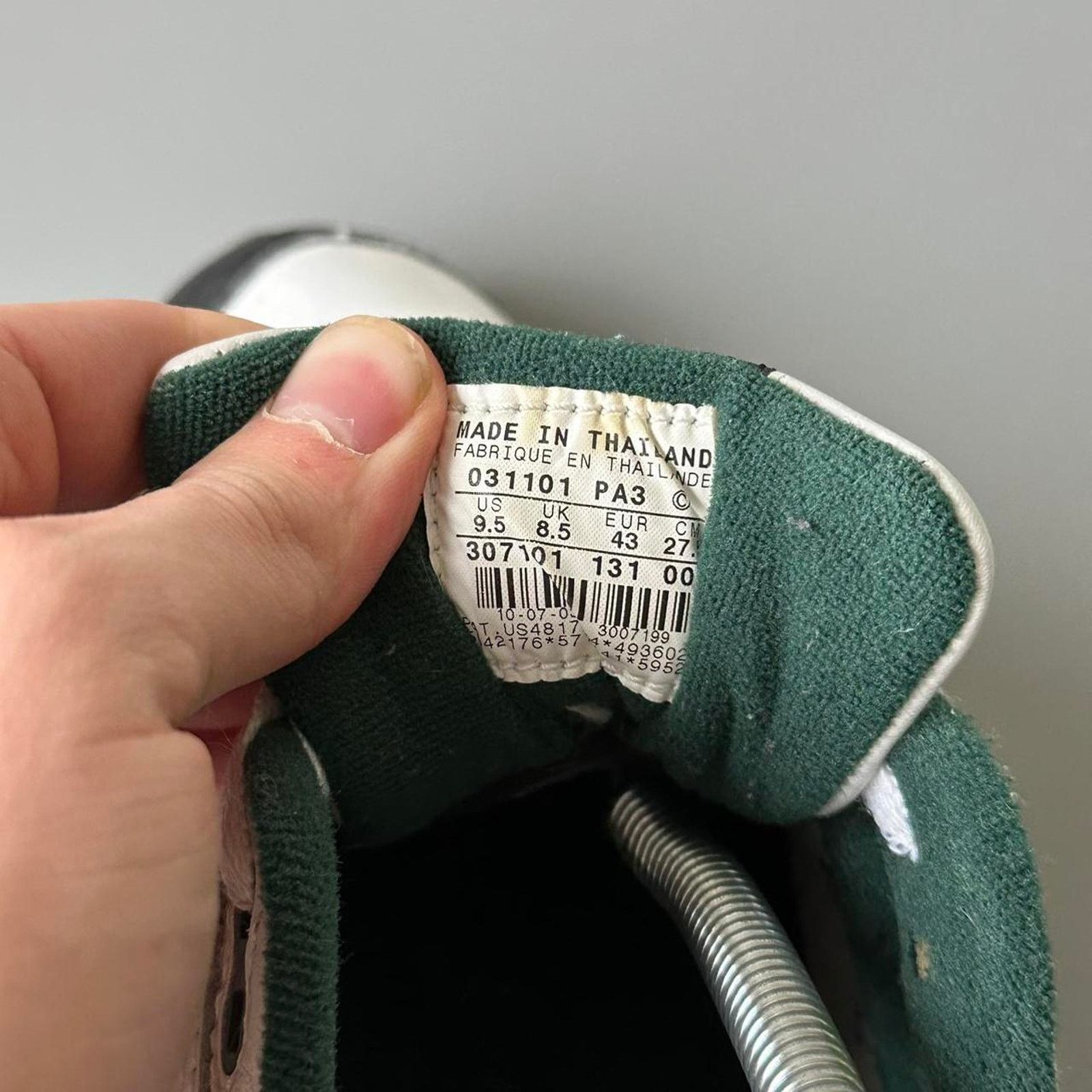 Nike RARE Nike Air Max 1 OG Black Forest Green 2003 US Size 9.5 Size US 9.5 / EU 42-43 - 7 Thumbnail
