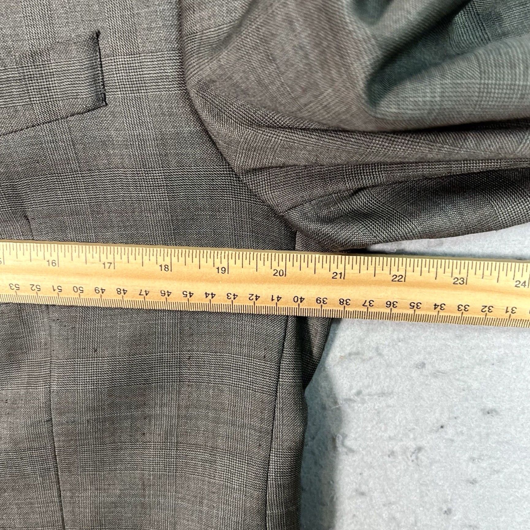 Ralph Lauren VINTAGE Lauren Ralph Lauren Wool & Cashmere Sport Coat Blazer 2 Button Single-Breasted Mens 42R Brown Houndstooth Tweed Canada 90s? Size 42R - 2 Thumbnail