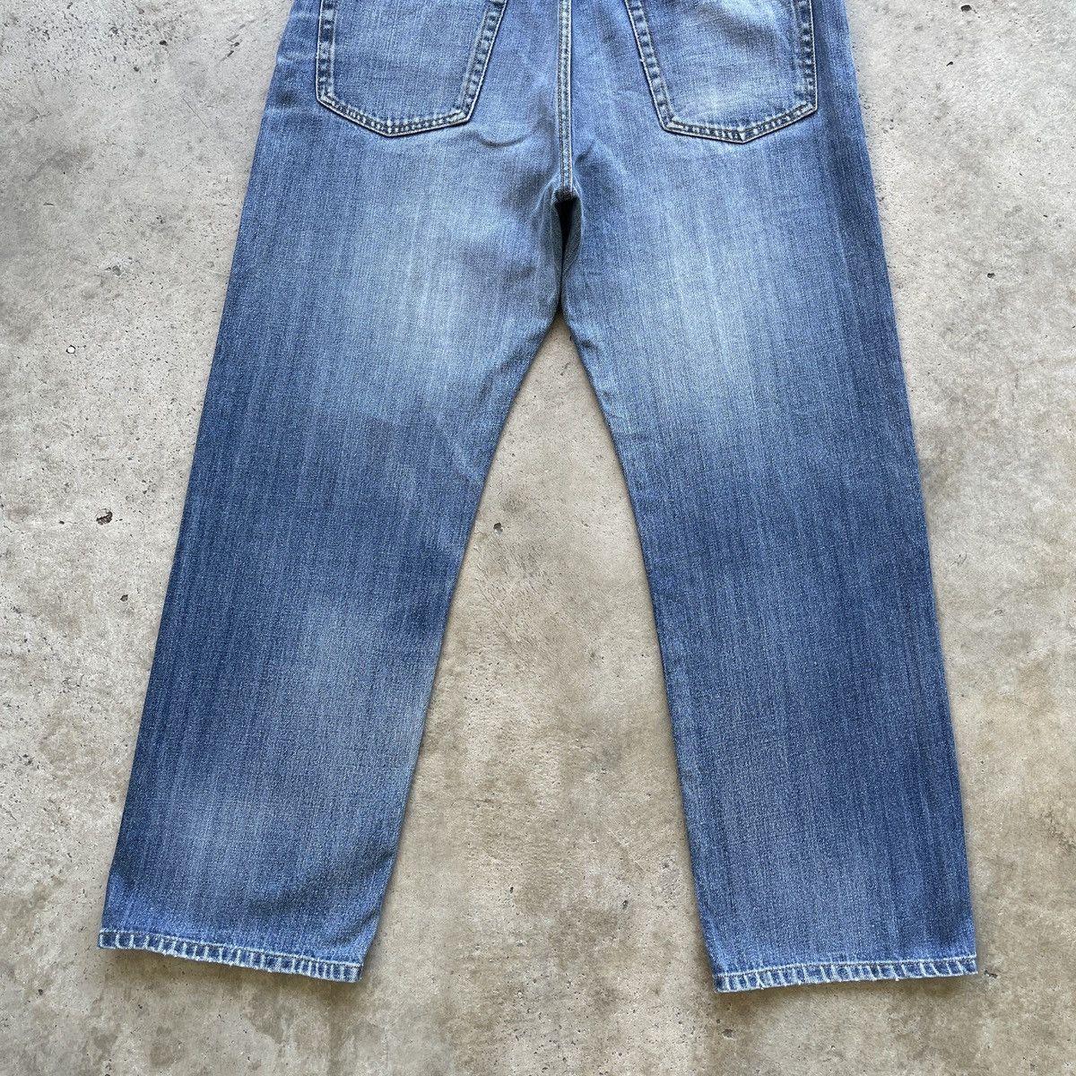 Japanese Brand Vintage Distressed Japanese Faded Jeans Pants Denim W34 Size US 34 / EU 50 - 9 Thumbnail