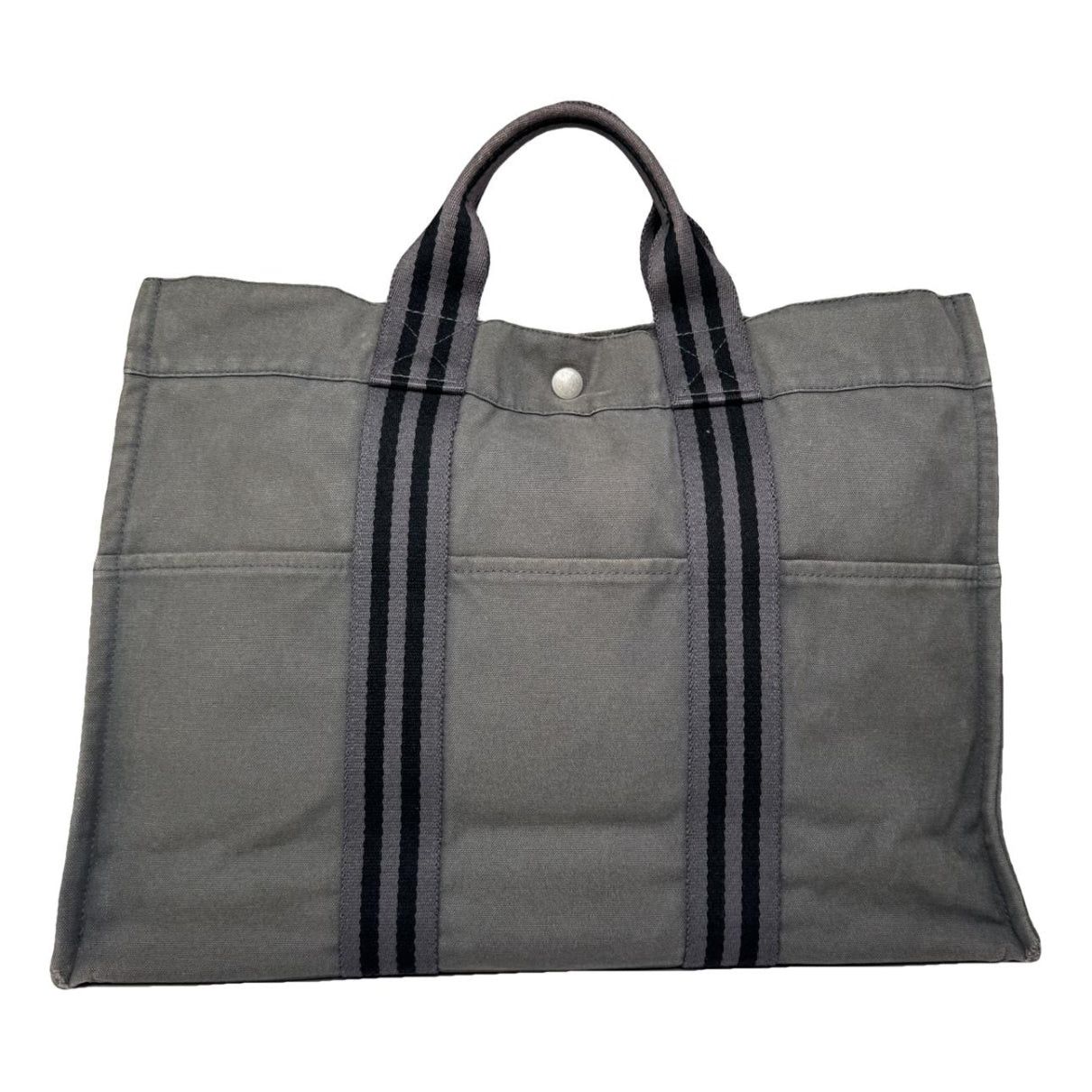 Other Hermès Grey Cotton Handbag Size ONE SIZE - 1 Thumbnail