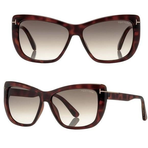 image of NWT Tom Ford Ft0434-52K Sunglasses in Brown, Women's