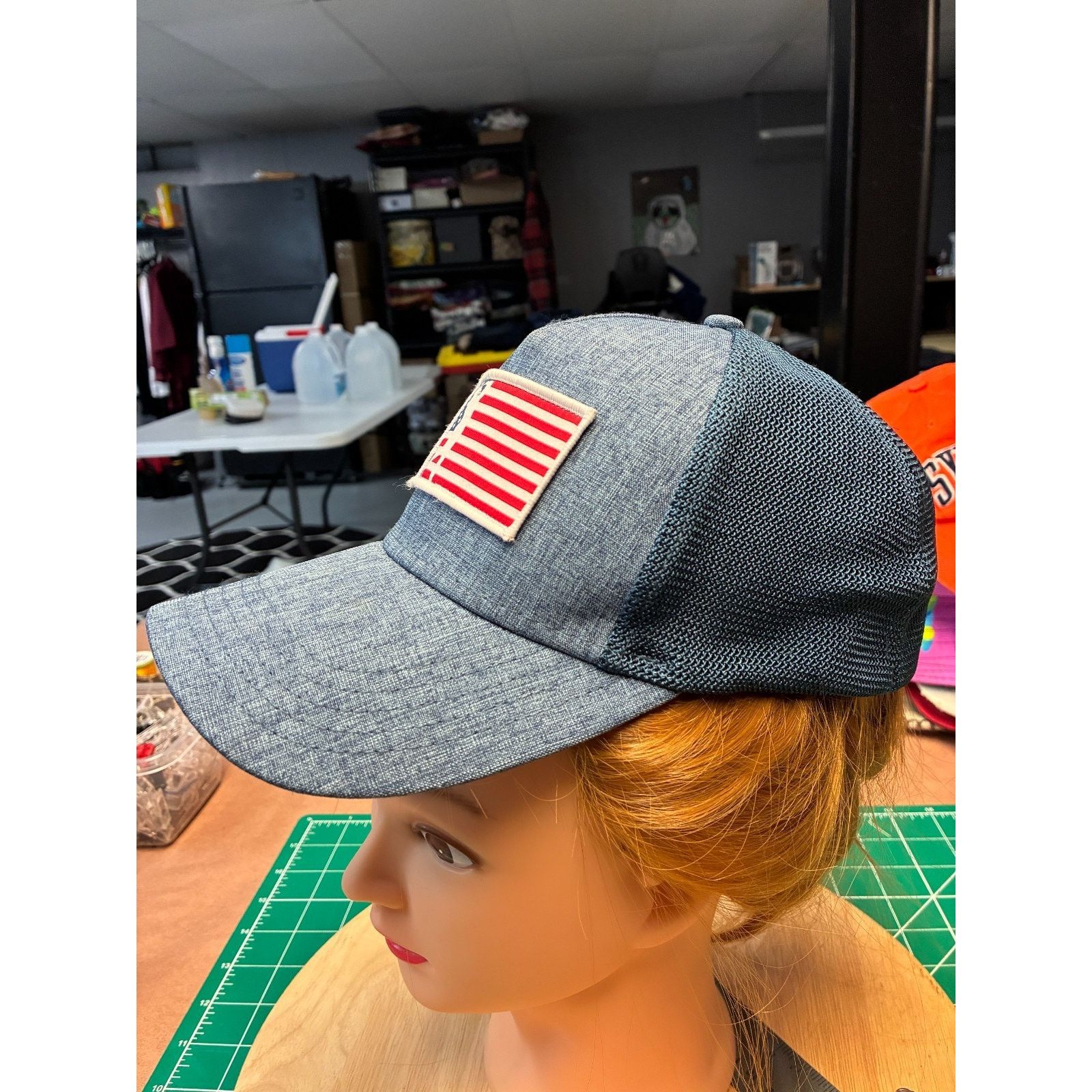 Other Walter Hagen Golf Hat Trucker Cap USA Flag Golfer Patch Size ONE SIZE - 2 Thumbnail
