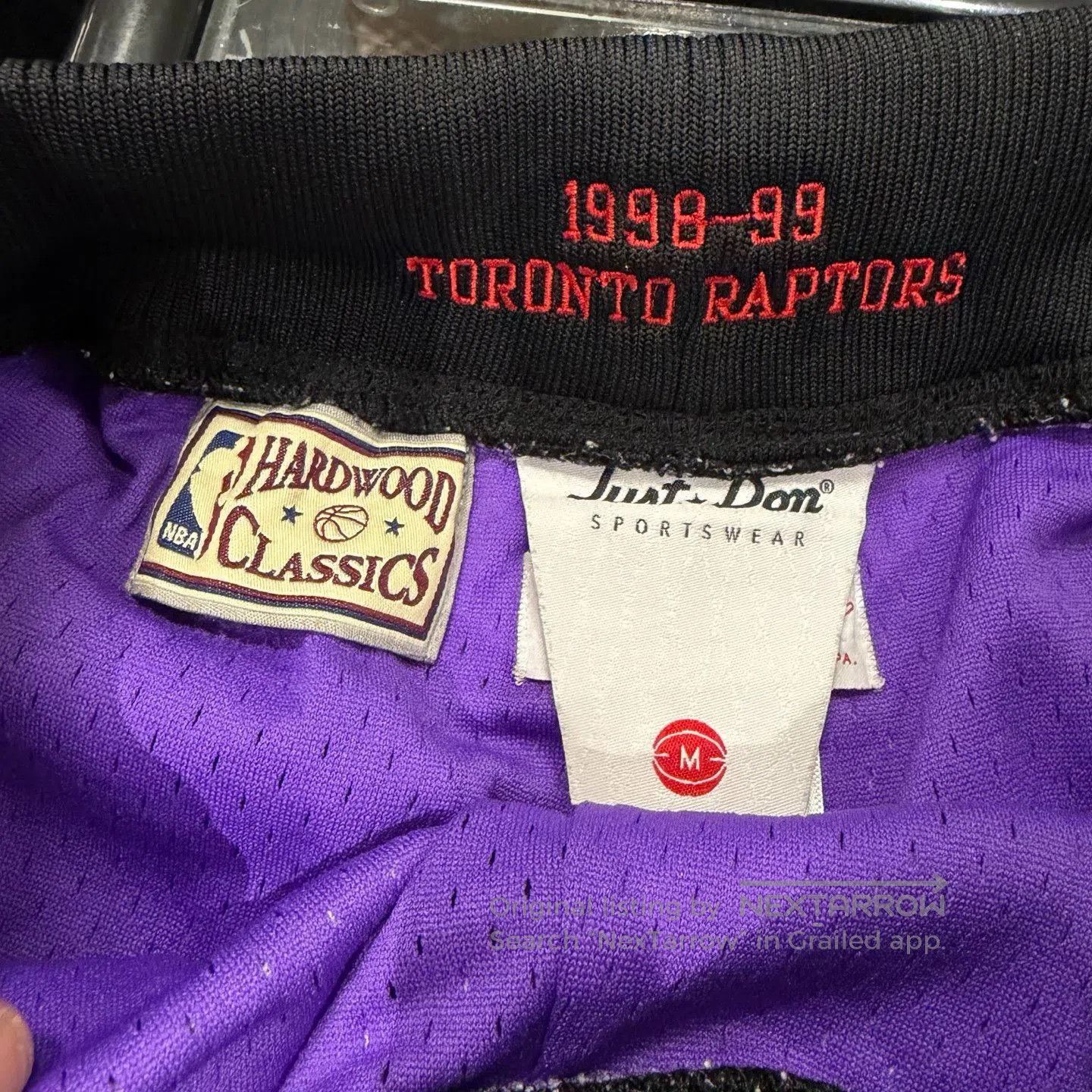 Just Don Just Don x Mitchell & Ness Raptors Shorts. Size US 30 / EU 46 - 4 Thumbnail