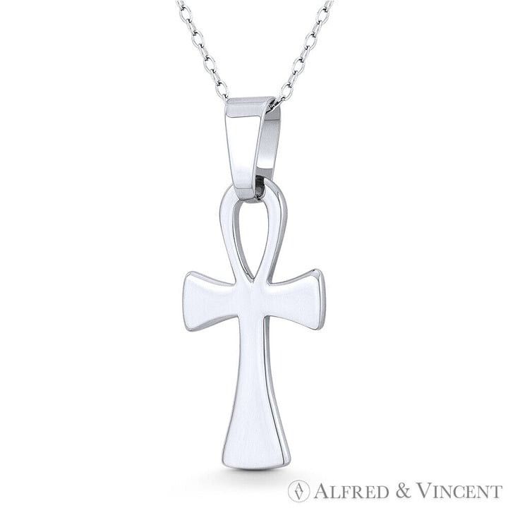 Other Egyptian Ankh Cross Charm Pendant in .925 Sterling Silver Size ONE SIZE - 1 Preview