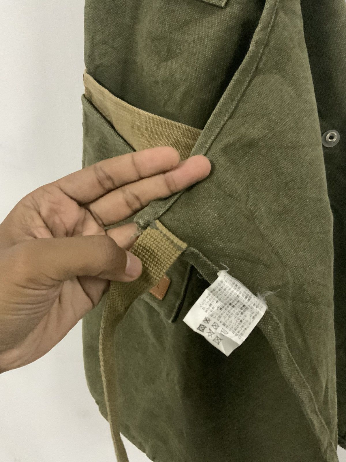 Vintage Vintage Tent-Mark Green Army Apron Size ONE SIZE - 12 Thumbnail
