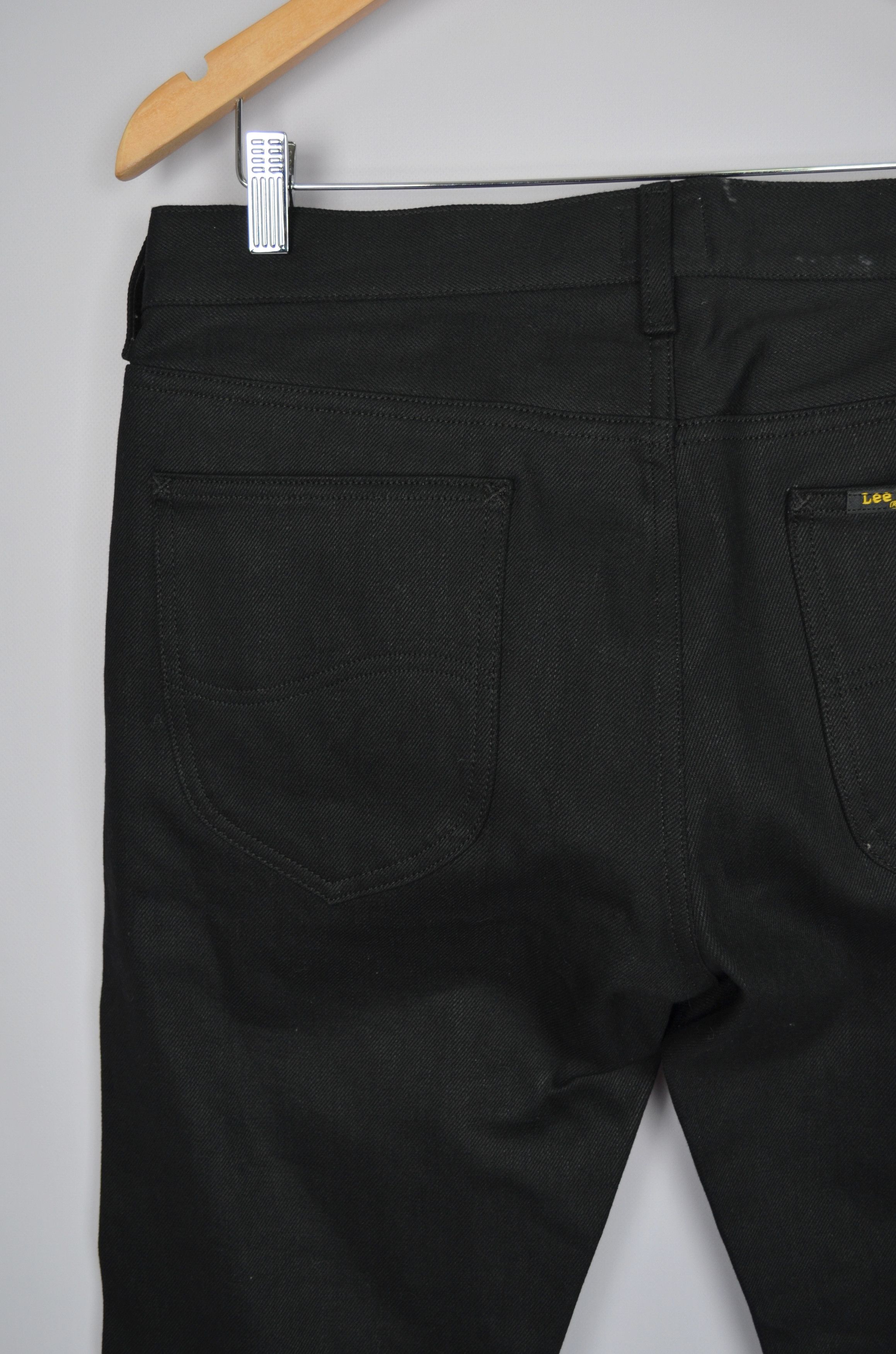 Designer × Japanese Brand × Lee Lee 101 101S Jeans Dry Selvedge Black 14oz Size W32 L32 Size US 32 / EU 48 - 9 Thumbnail