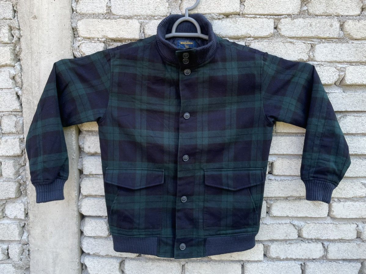 Woolrich Plaid Button Jacket