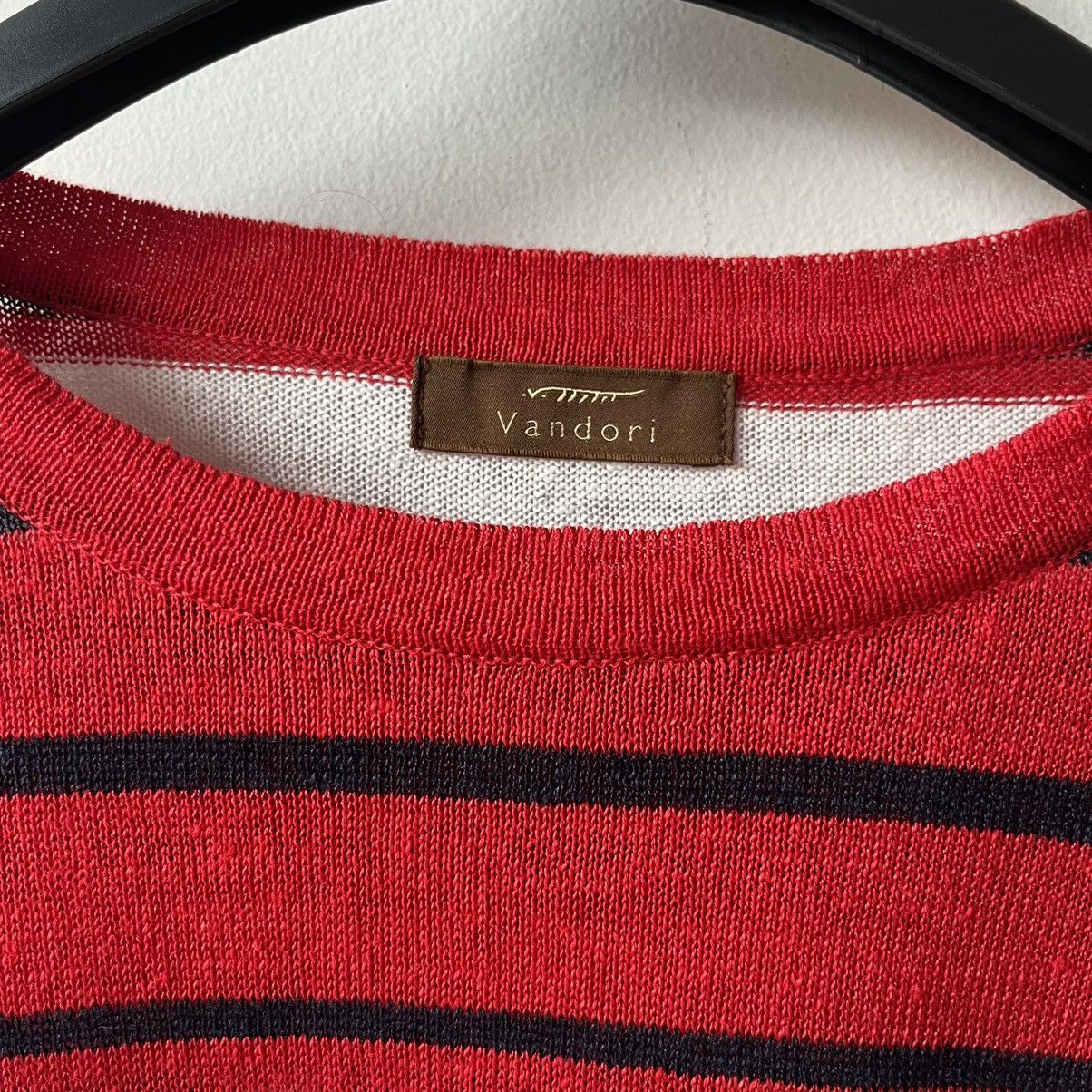 Japanese Brand × Loro Piana Vandori Knit Stripe Shirt Size US M / EU 48-50 / 2 - 5 Thumbnail