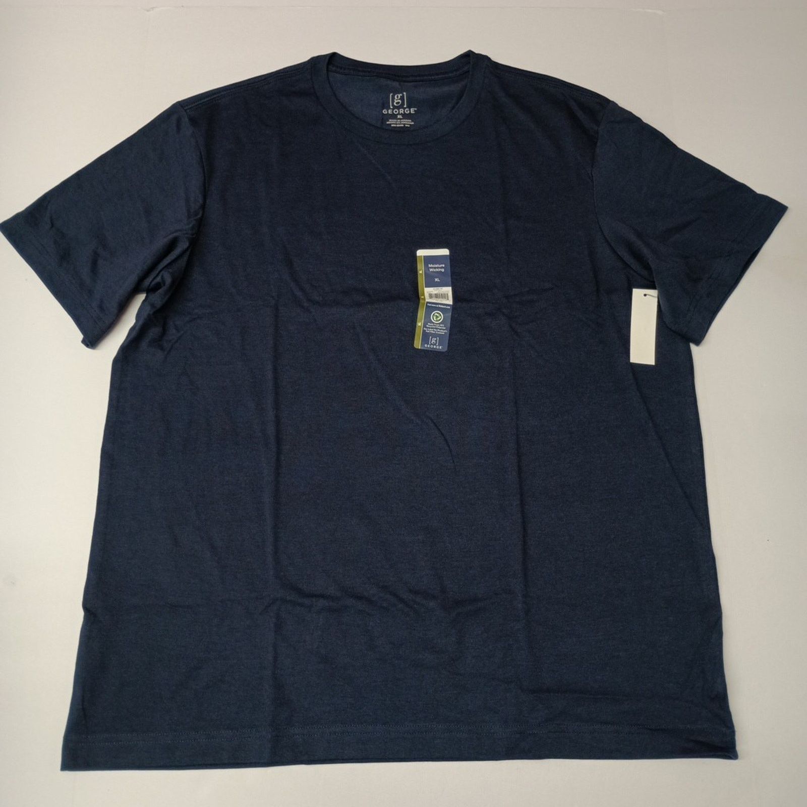 George George Men's T-Shirt Size XL XLarge Blue Moisture Wicking Size US XL / EU 56 / 4 - 1 Thumbnail