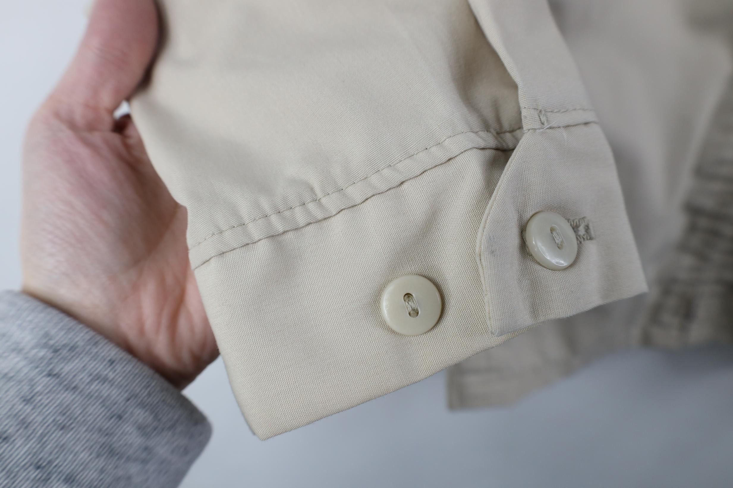 Vintage Vintage 70s Streetwear Full Zip Bomber Jacket Beige USA Size US XXL / EU 58 / 5 - 6 Thumbnail