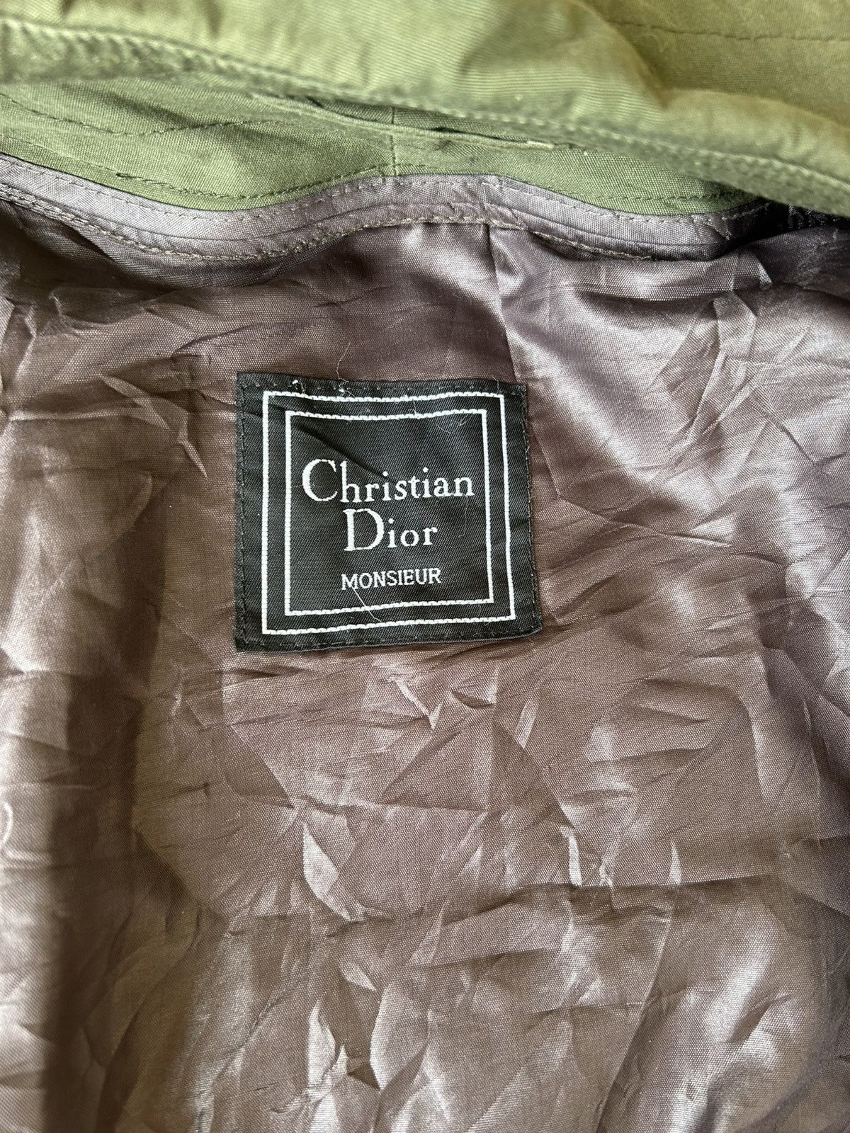 Christian Dior Monsieur Christian Dior Monsieur Green Trench Coat 42R Size US M / EU 48-50 / 2 - 5 Thumbnail