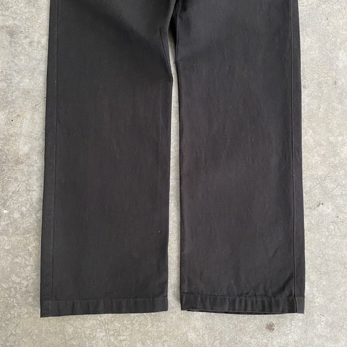 Jean Paul Gaultier Archive Gaultier Homme Objet Hemp Blend Wide Leg Jeans Size US 28 / EU 44 - 7 Thumbnail