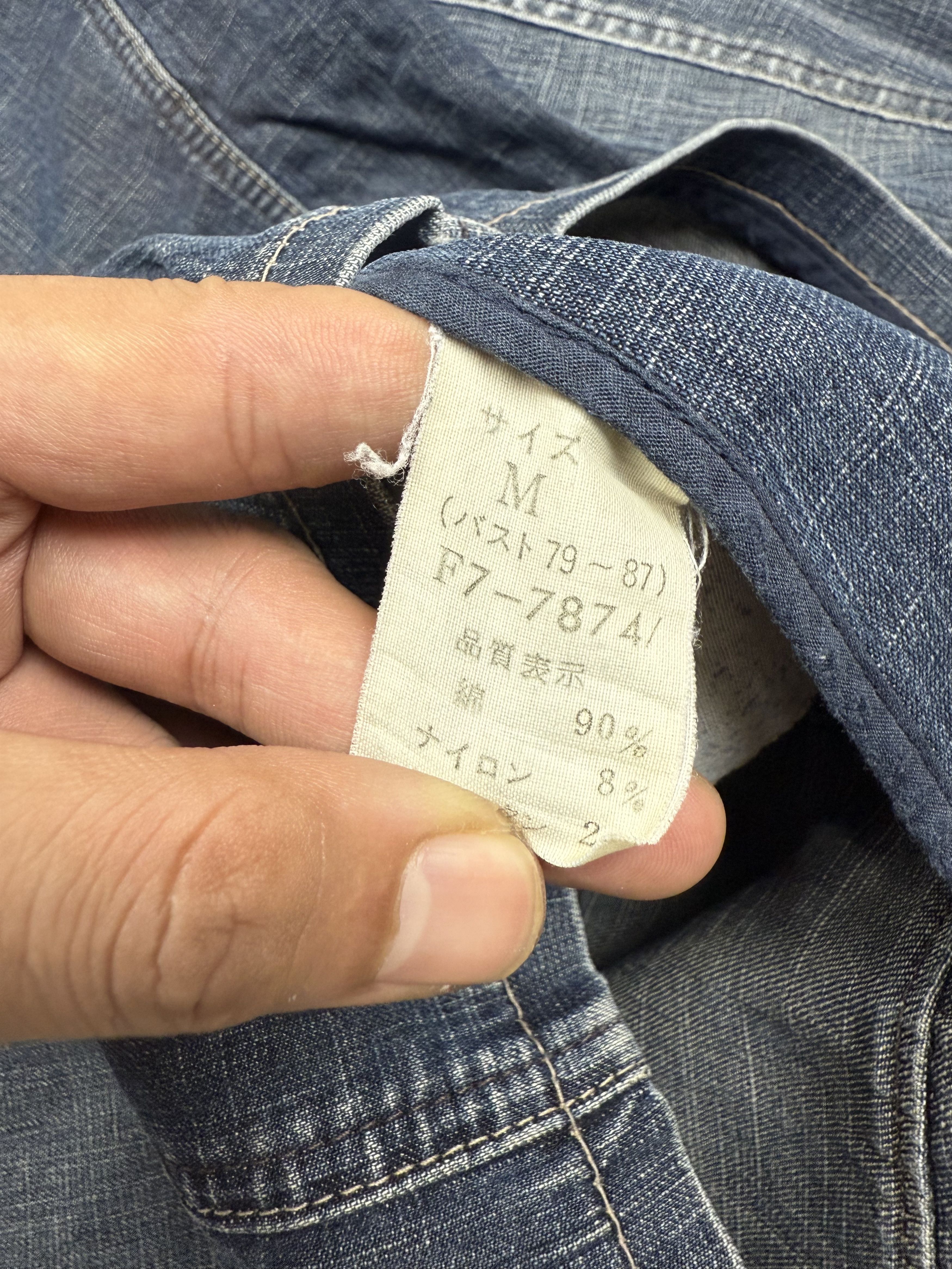 Marithe + Francois Girbaud Vintage Marithe Francois Girbaud Denim Blazer Jacket Size M / US 6-8 / IT 42-44 - 7 Thumbnail
