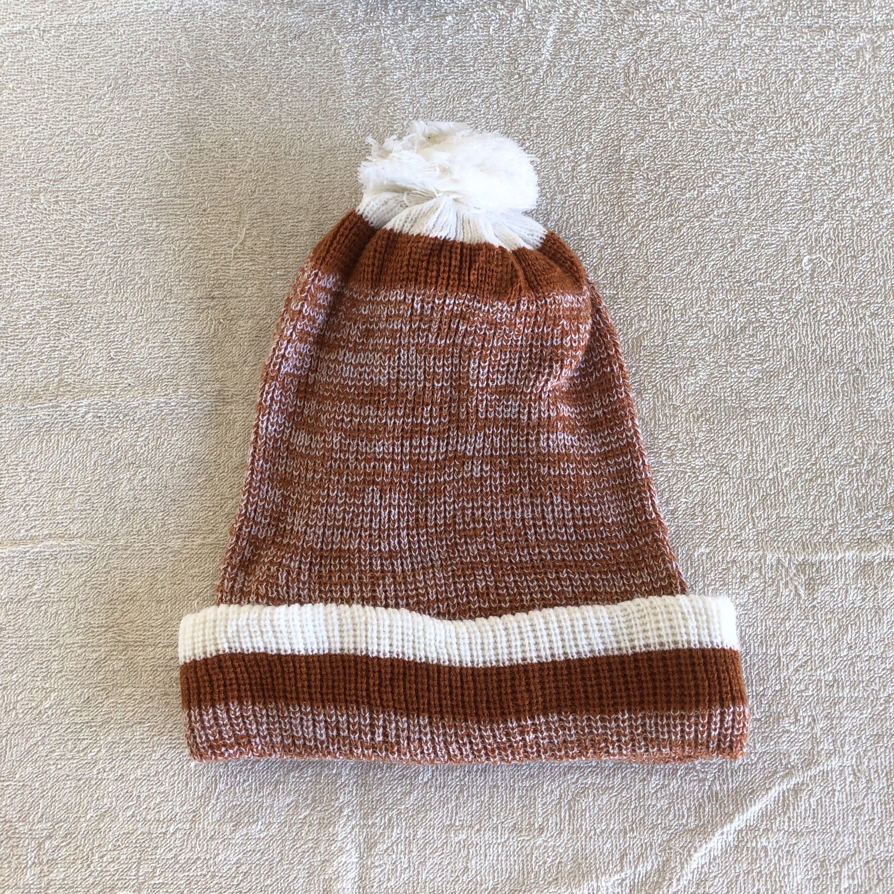 Japanese Brand Vintage 90s Unknown Knit Beanie Snow Caps Hats Size ONE SIZE - 5 Thumbnail