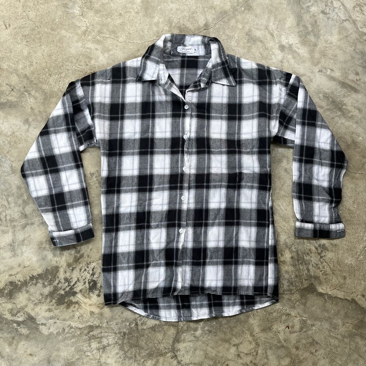 Vintage Fuyan plaid shirt Size US XXS / EU 40 - 1 Thumbnail