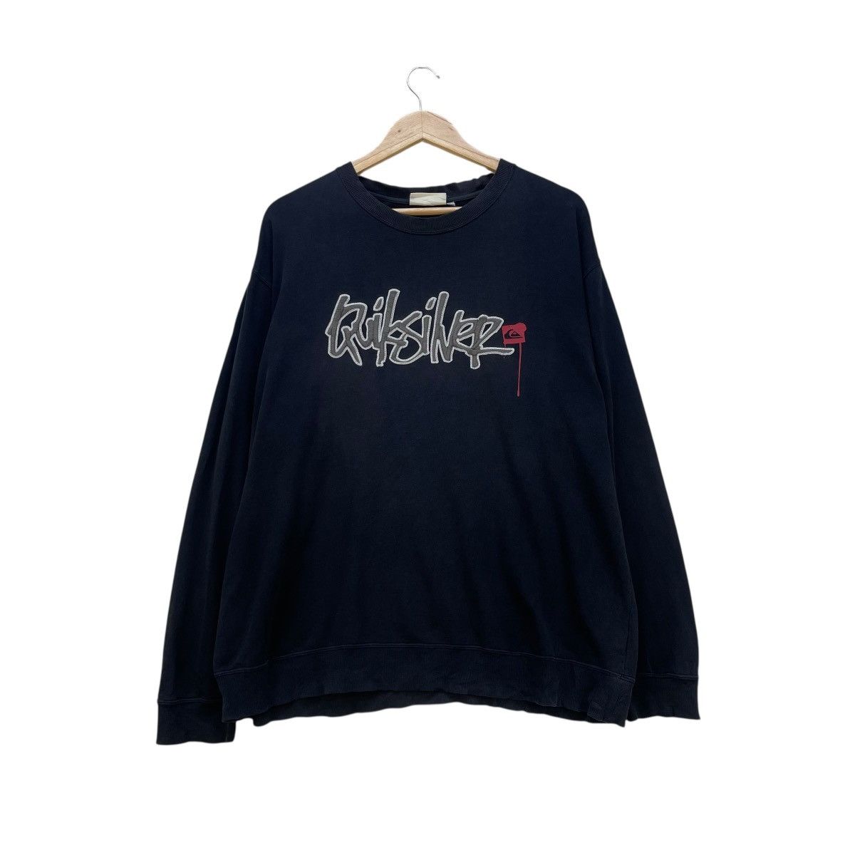 Quiksilver 💥Vintage Quiksikver Spellout Big Logo Crewneck Size US M / EU 48-50 / 2 - 1 Thumbnail