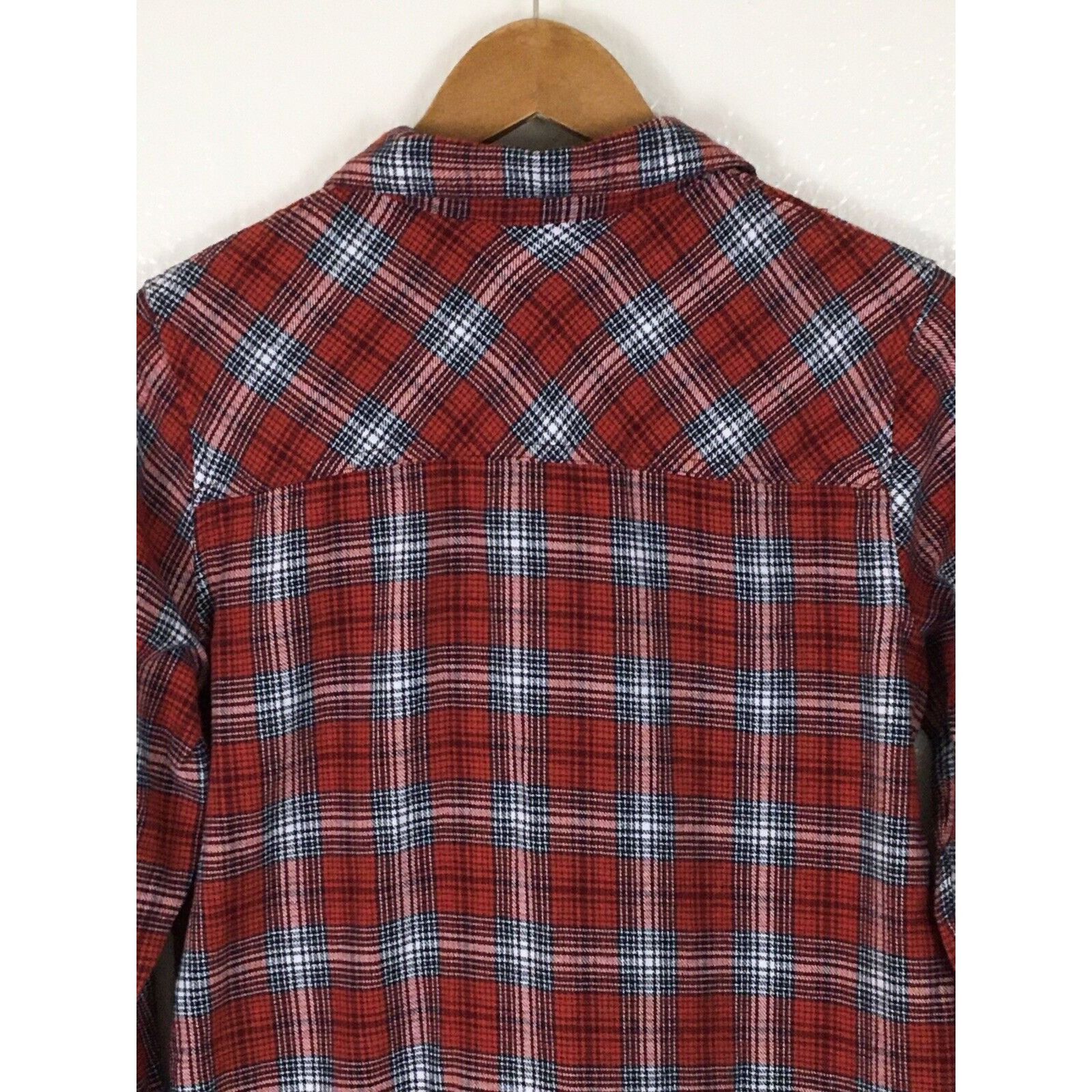 Other Womens Plaid Flannel Long Sleeve Button-Down Shirt Size XS / US 0-2 / IT 36-38 - 5 Thumbnail