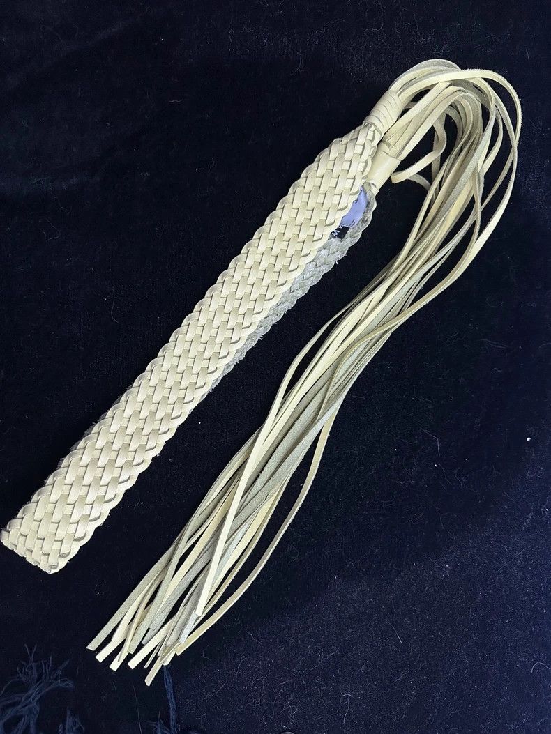 Junya Watanabe Junya Watanabe Woven cowhide tasseled whip 2501-Nextarrow Size ONE SIZE - 7 Thumbnail