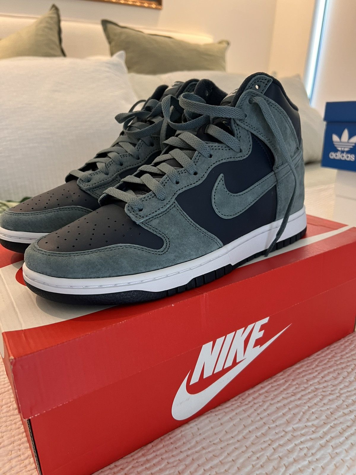 Nike Nike Blue Dunk Hi Retro Size US 10 / EU 43 - 2 Thumbnail
