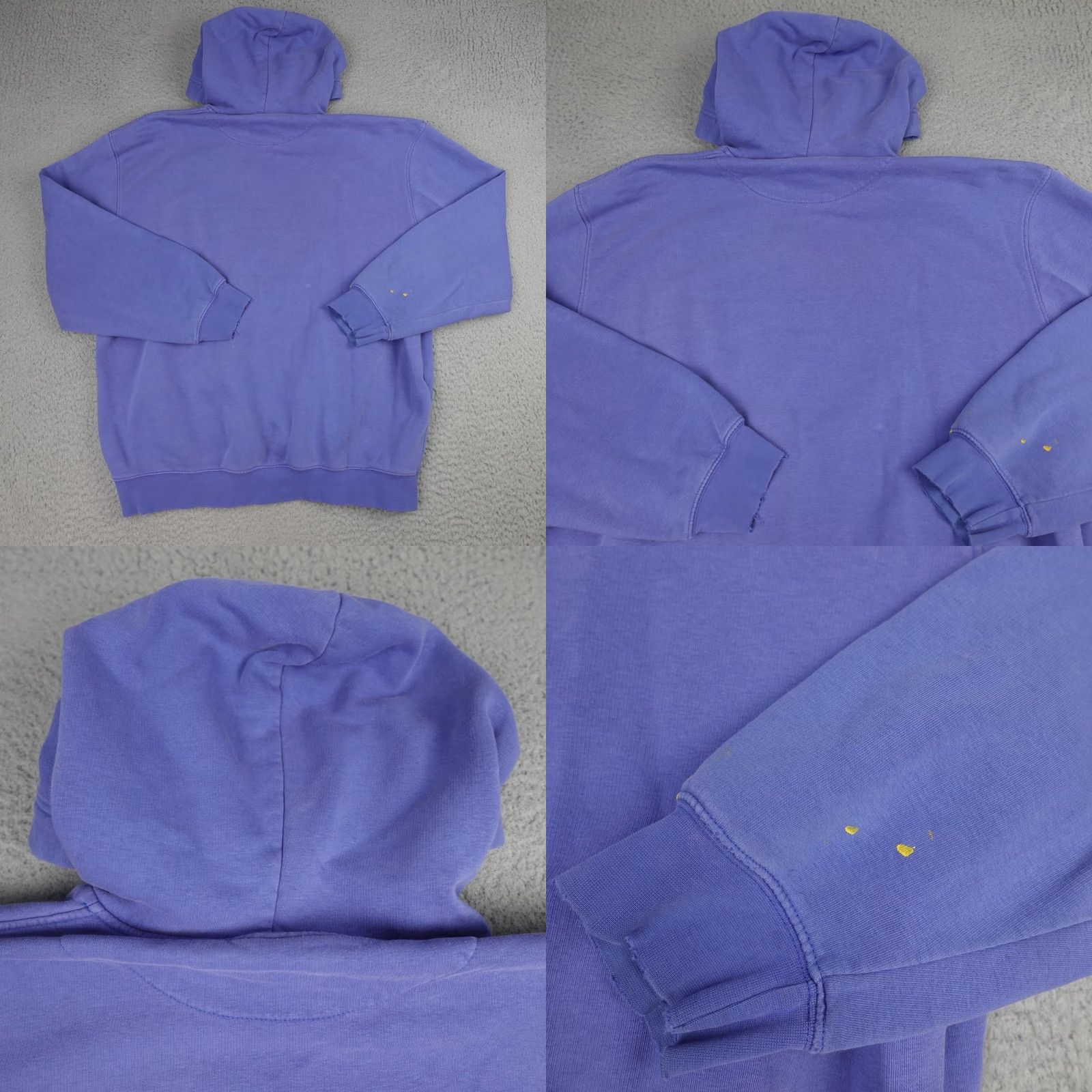 Nike VINTAGE Nike Hoodie Mens XL Blue Center Swoosh Crest 90s Y2K Spellout Graphic Print Size US XL / EU 56 / 4 - 9 Thumbnail