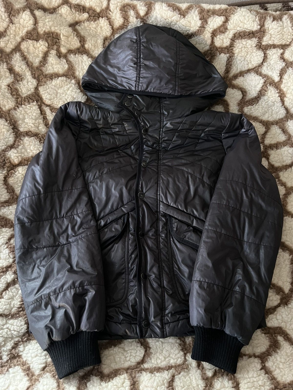 Diesel Diesel 2000s Rare Asymetric Puffer Jacket Size US M / EU 48-50 / 2 - 1 Thumbnail