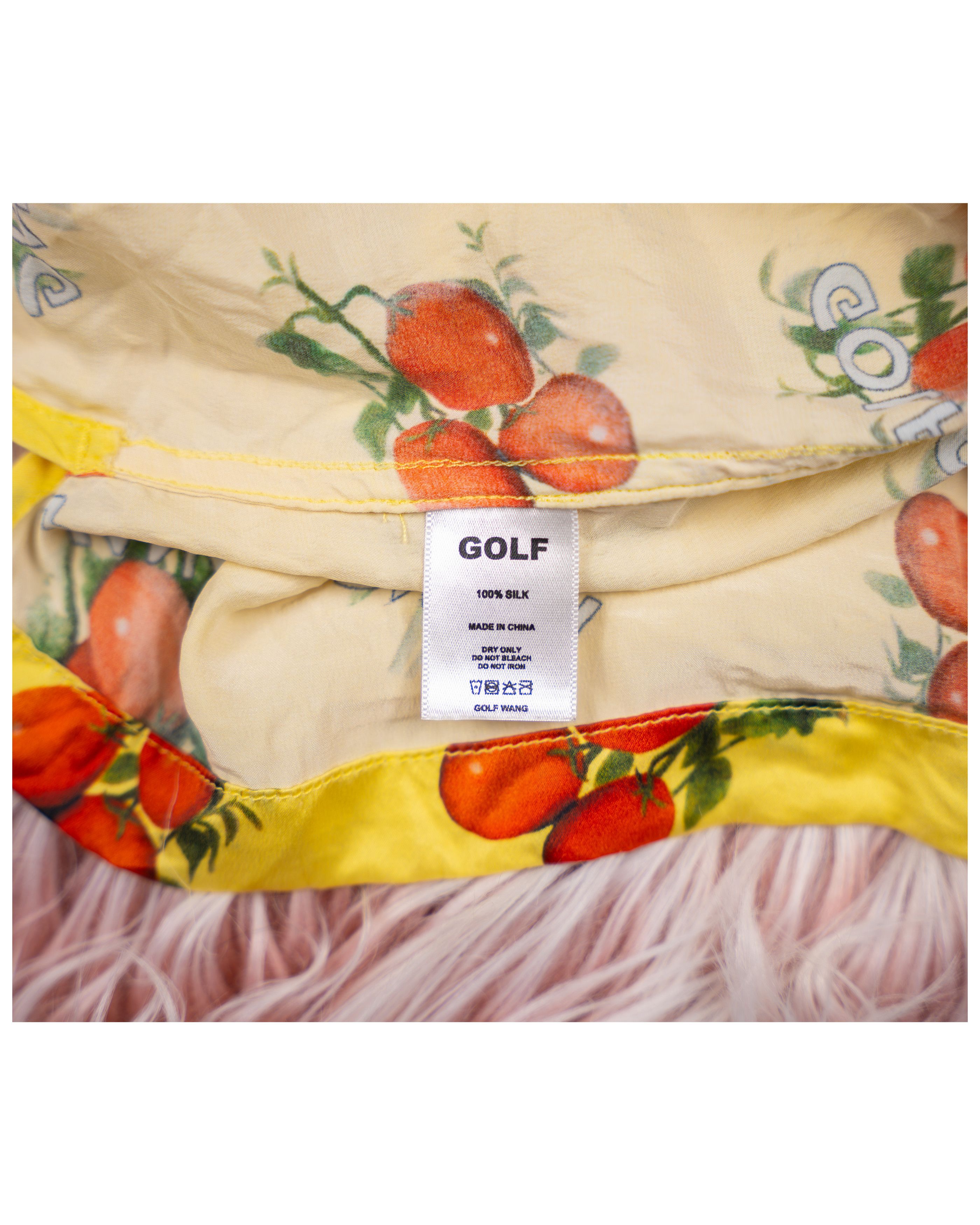 Golf Wang GOLF WANG - TOMATOES BUTTON UP (YELLOW) Size US M / EU 48-50 / 2 - 3 Thumbnail