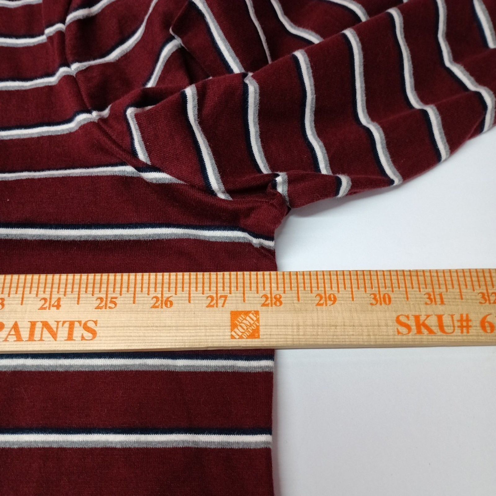 Other The Foundry Polo Shirt Men's Size 2XL XXL Burgundy Stripped Size US XXL / EU 58 / 5 - 5 Thumbnail